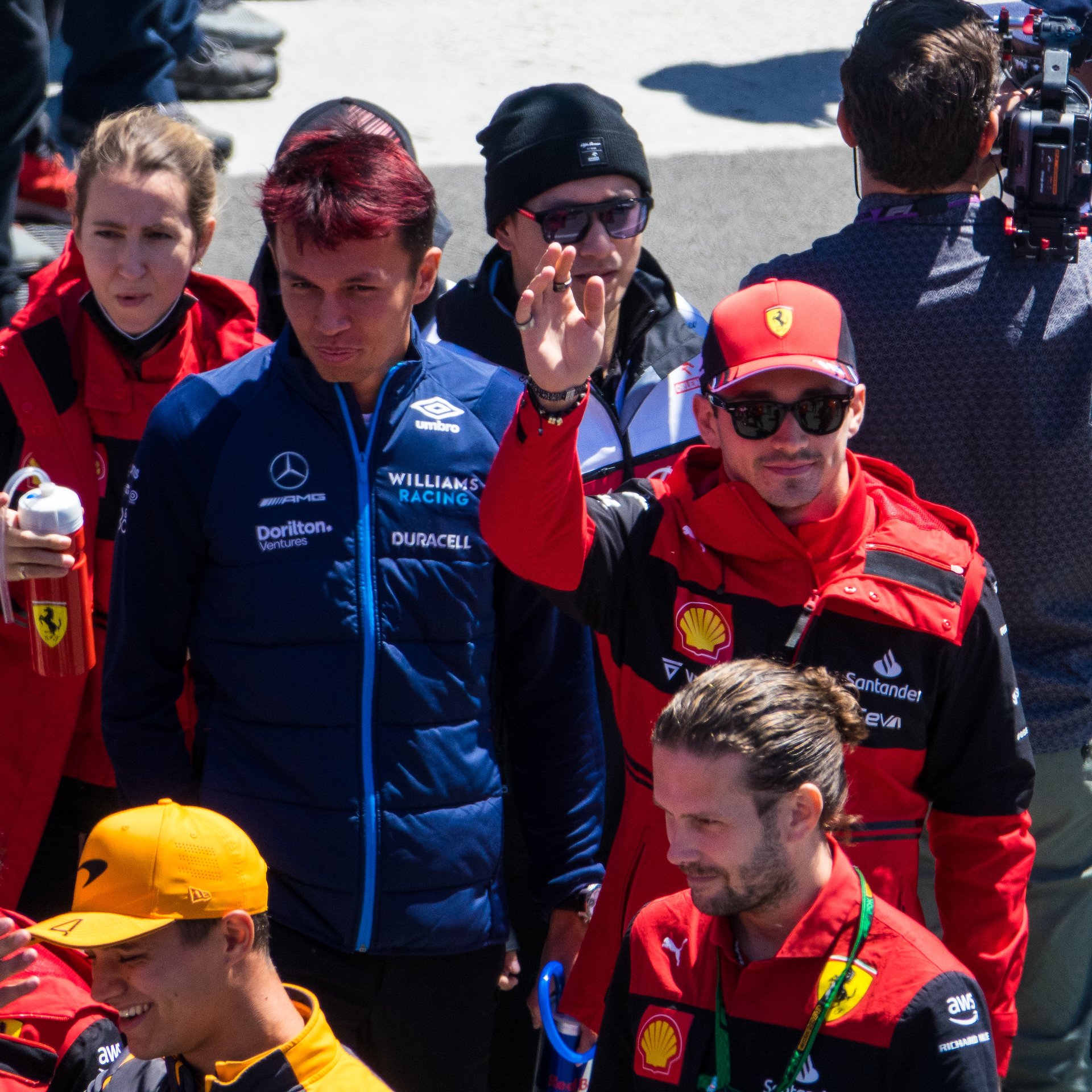 Albon and Leclerc