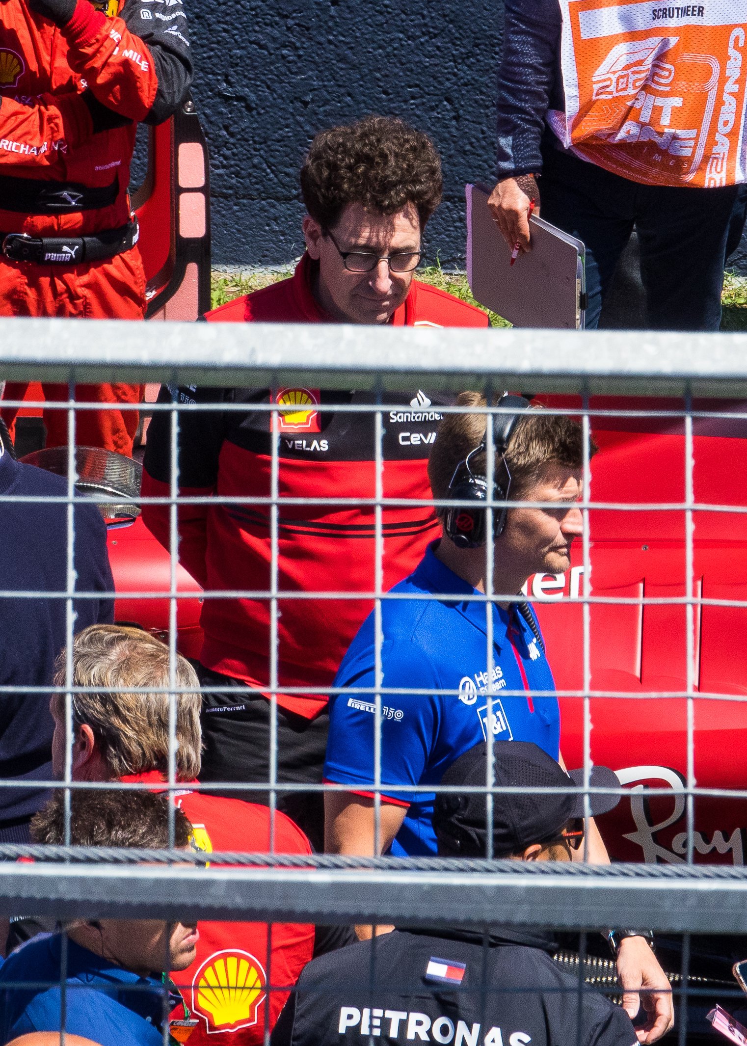 Mattia Binotto, Ferrari team boss.