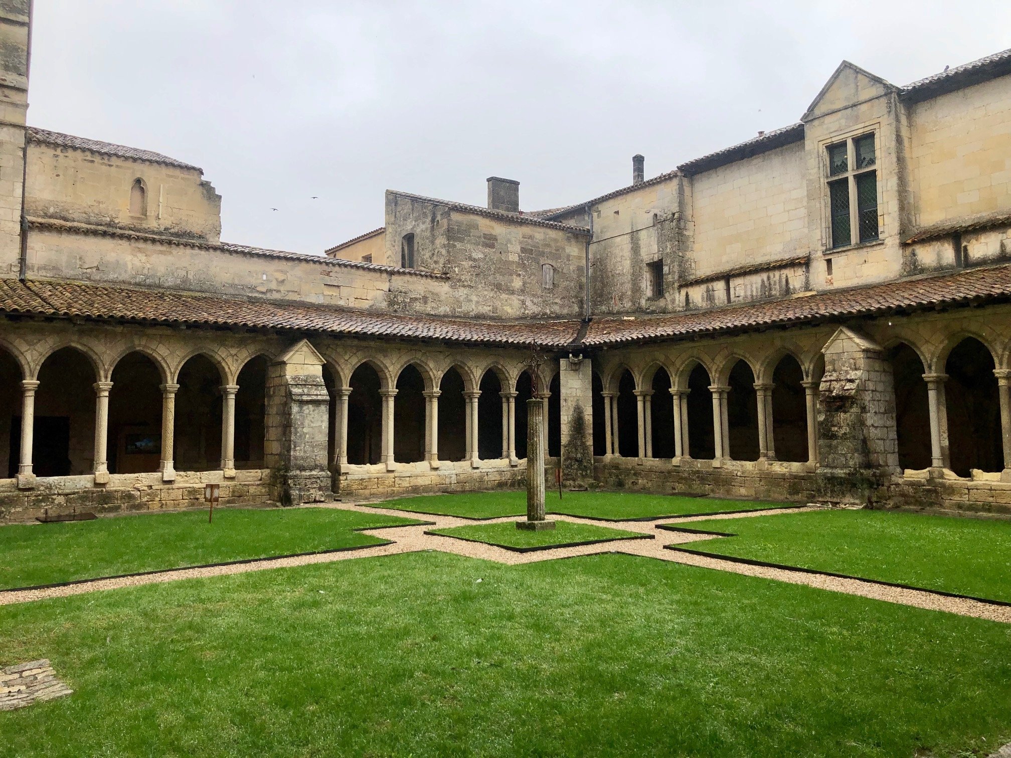  The interior of the cloister. 