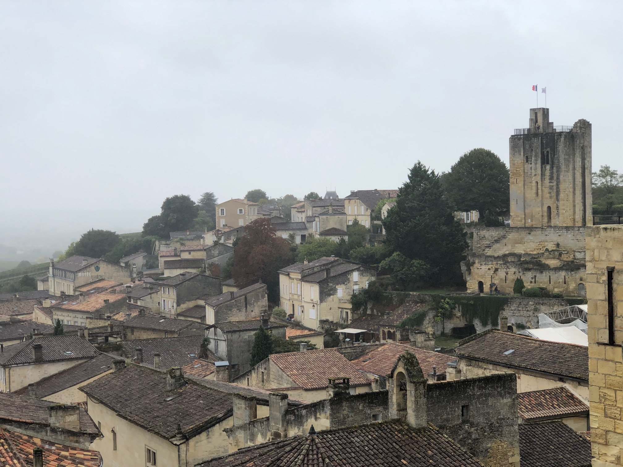  A view of the town of Saint-Emilion. 