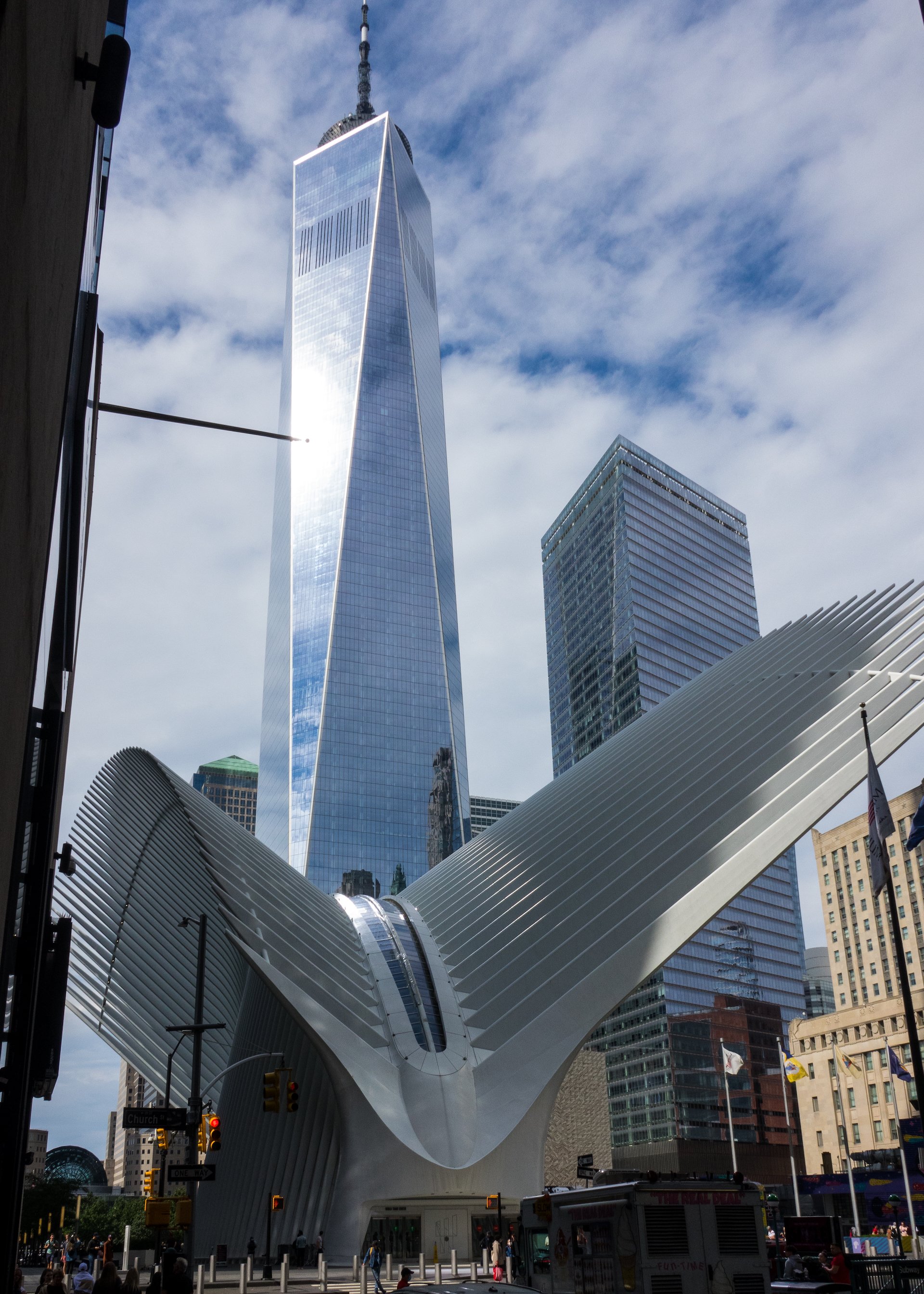  A couple of views of the new World Trade Center. 