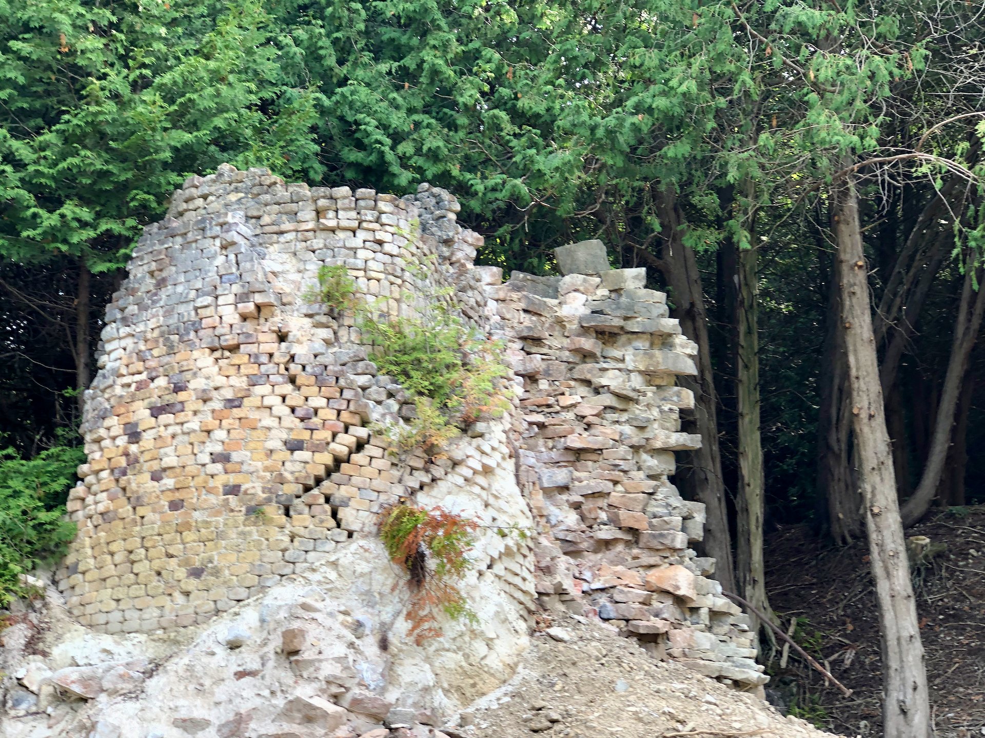 One of the coolest things are a series of old limestone kilns that Shawn and his team are trying to restore/save. 