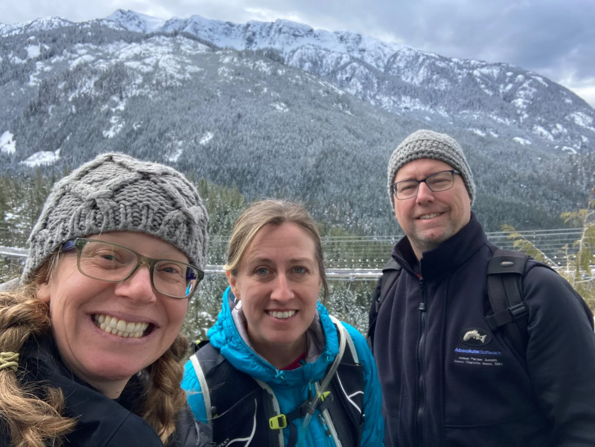 Selfie back at the lodge. Trail #1 complete!