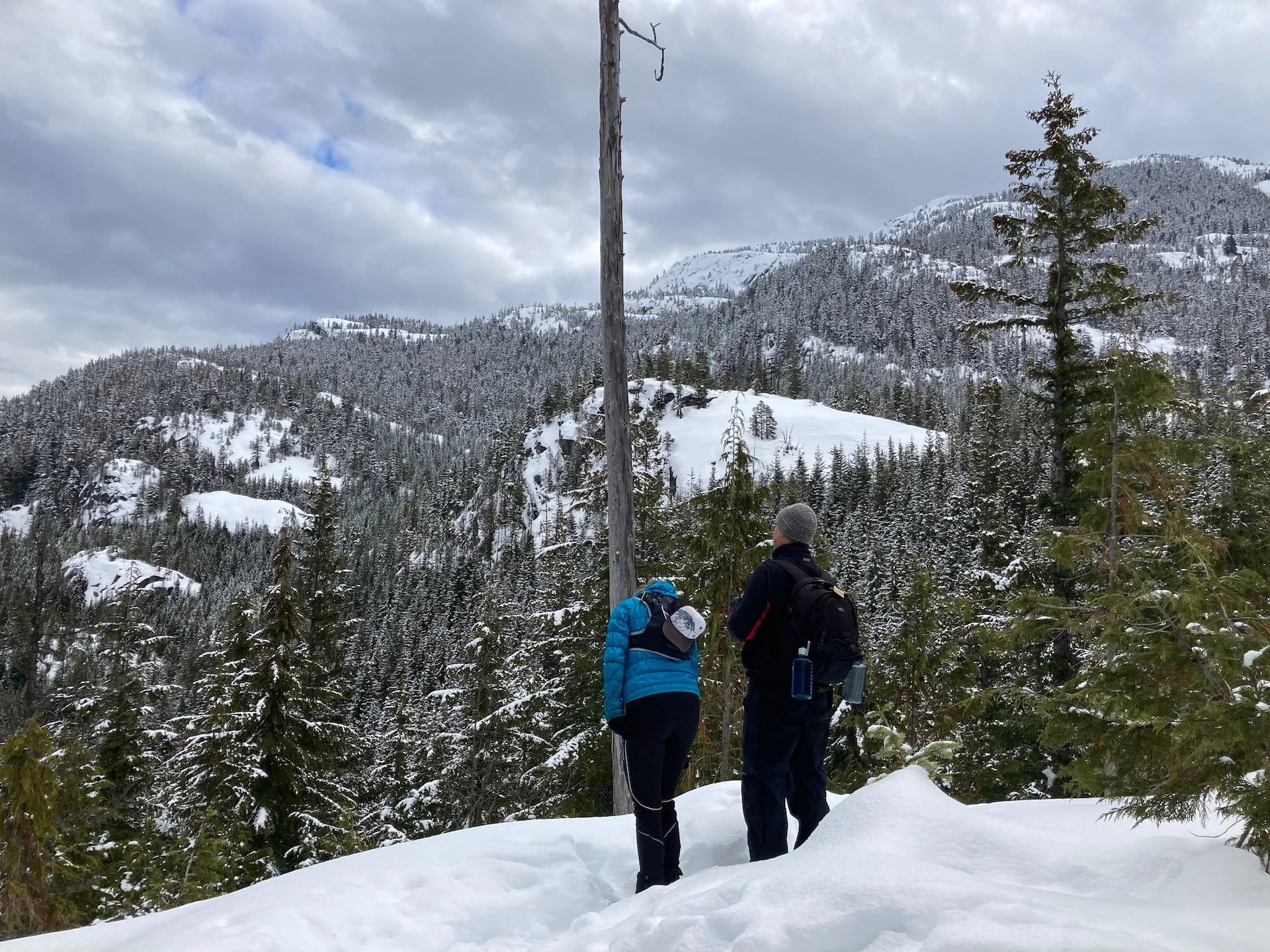 Nicole and I checking out the view.