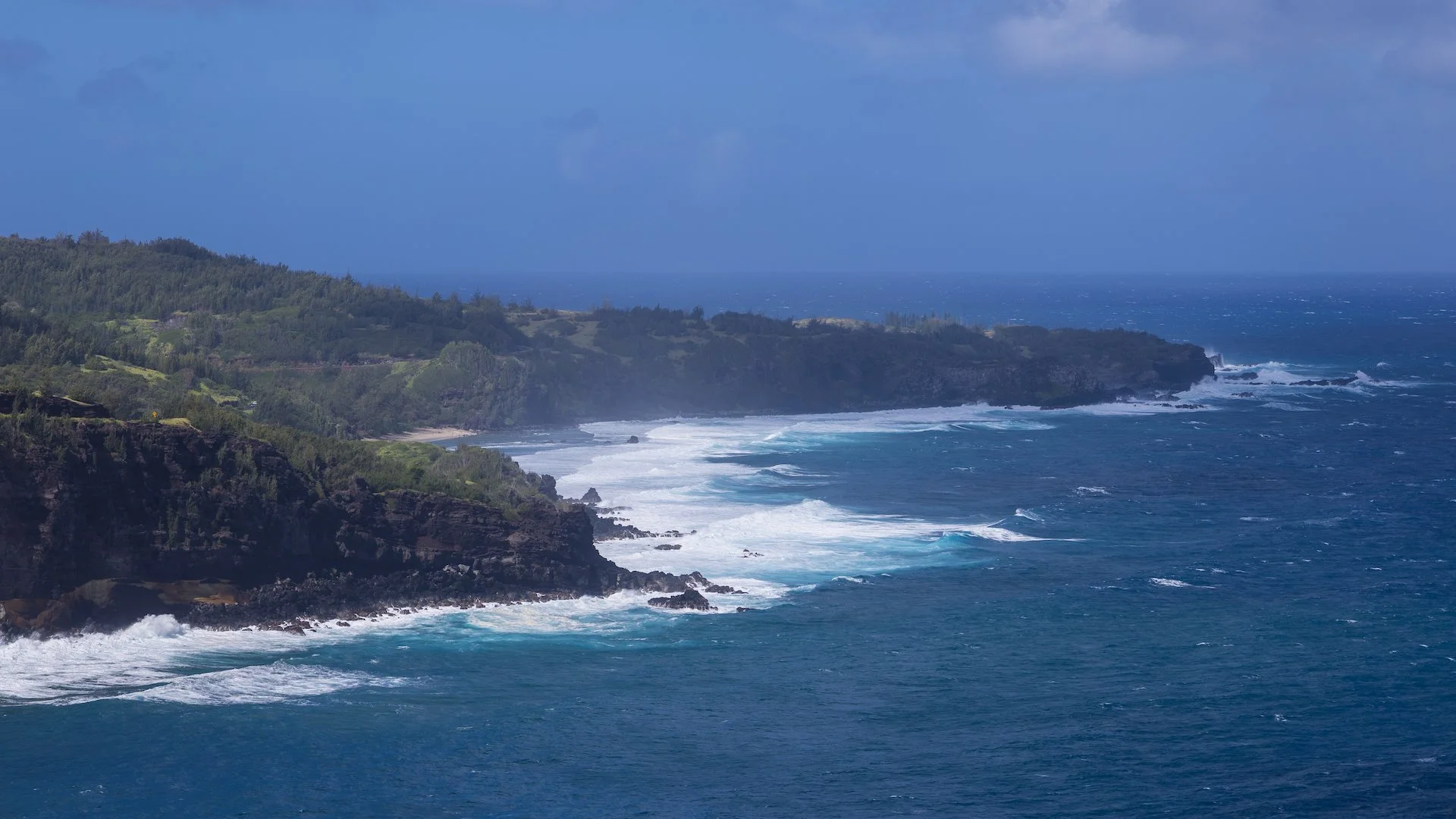  The rugged shoreline is quite beautiful.  