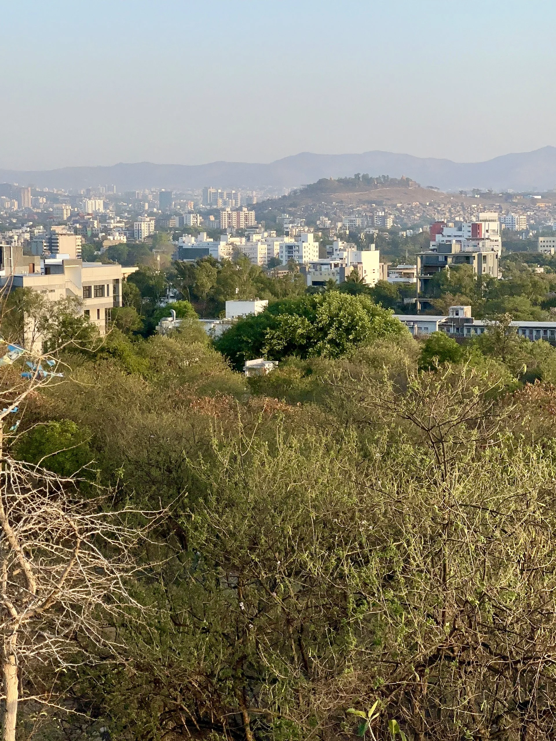  You can see how Pune sprawls off into the distance. All four directions actually… 