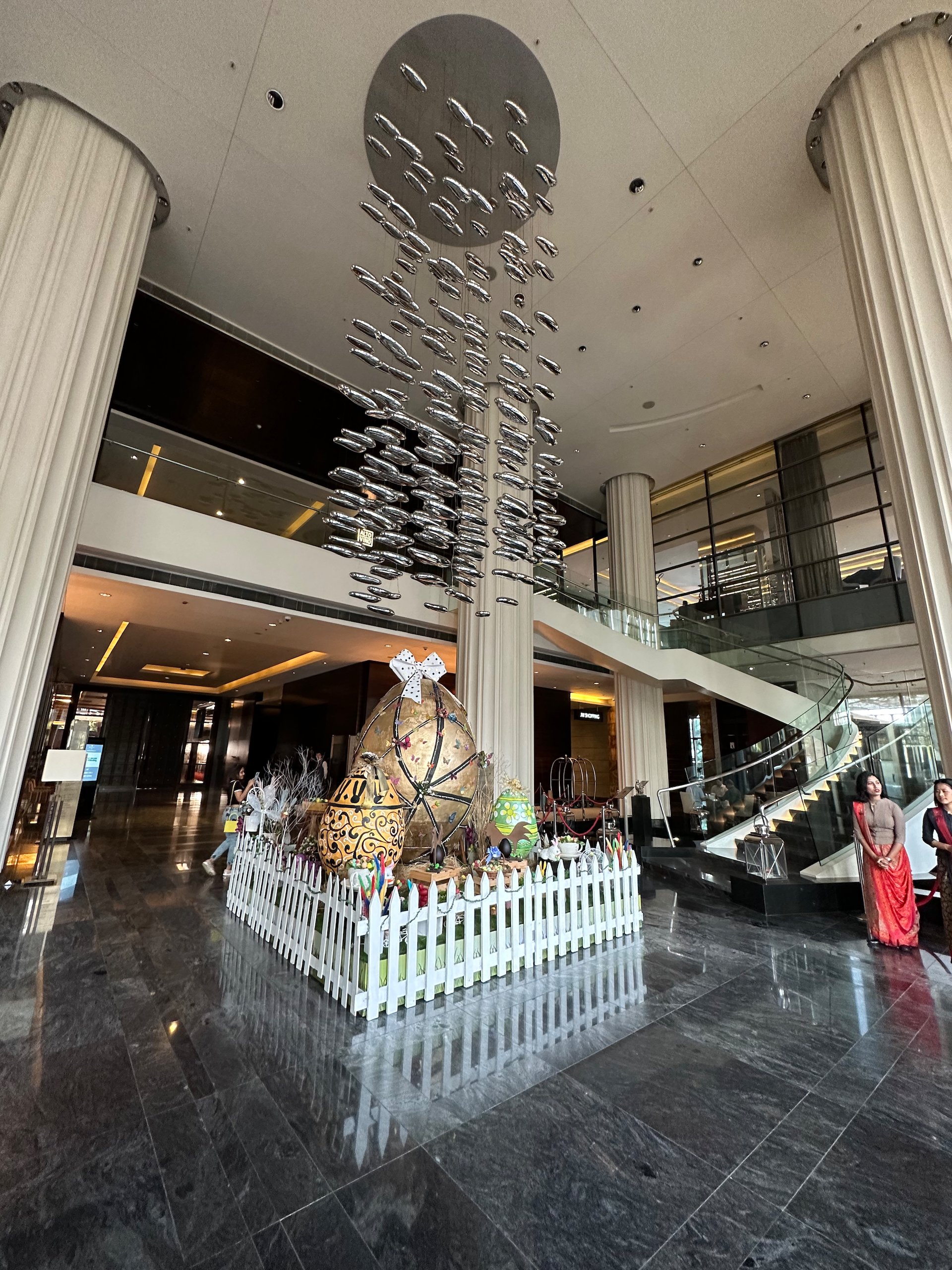  The chandelier in the lobby was pretty amazing.  