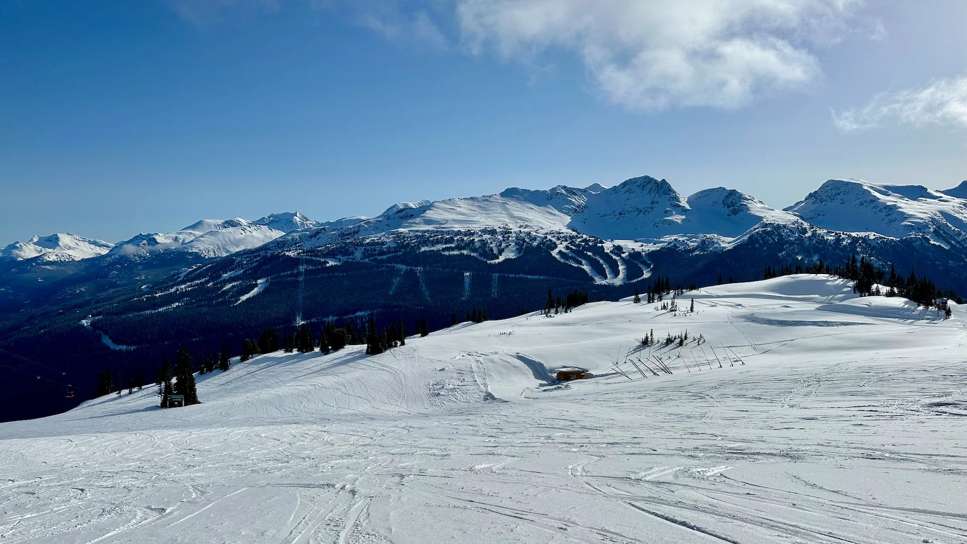 Looking across the valley to Blackcomb.
