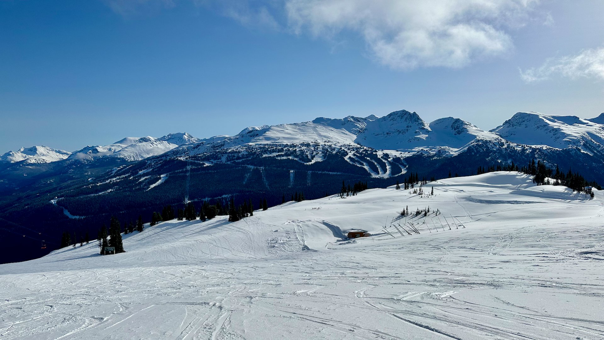  Looking across the valley to Blackcomb. 