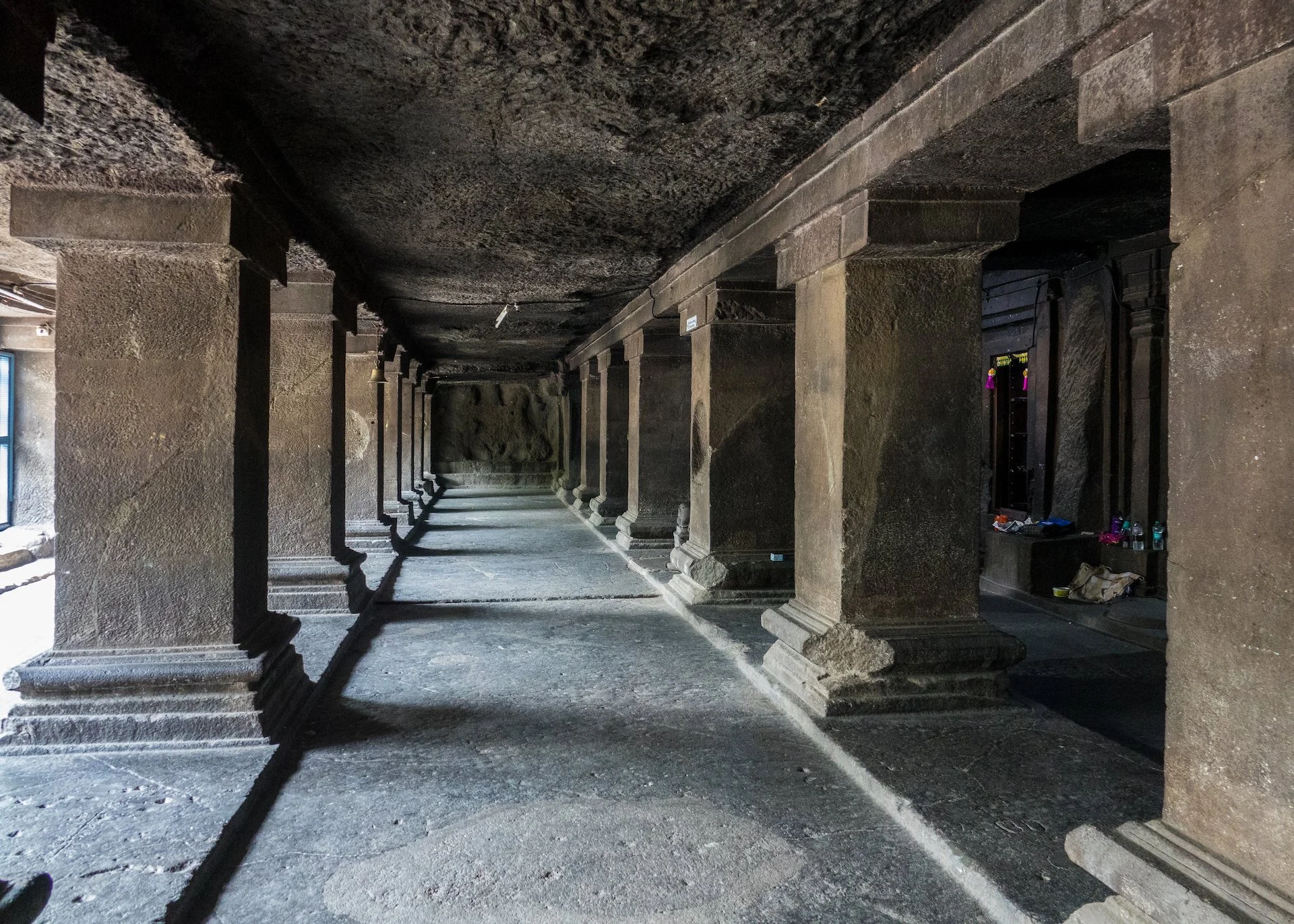  As with all the temples, you need to take your shoes off outside before entering.  