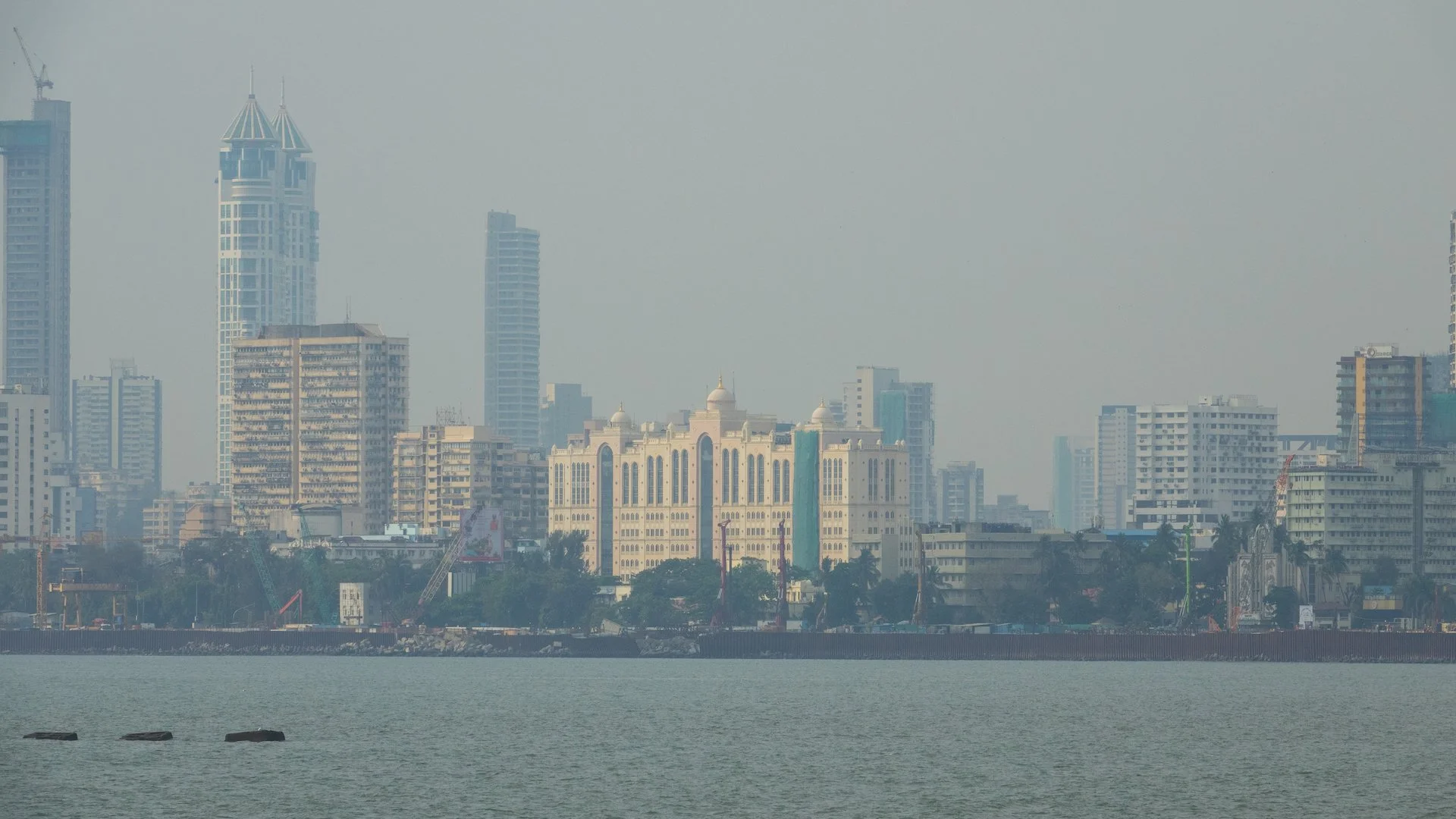  A bit of a close up of the skyline along Marine Drive. 