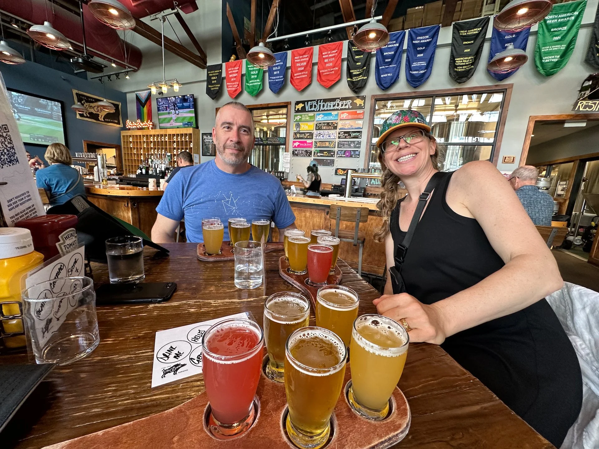  Our first brewery stop! 