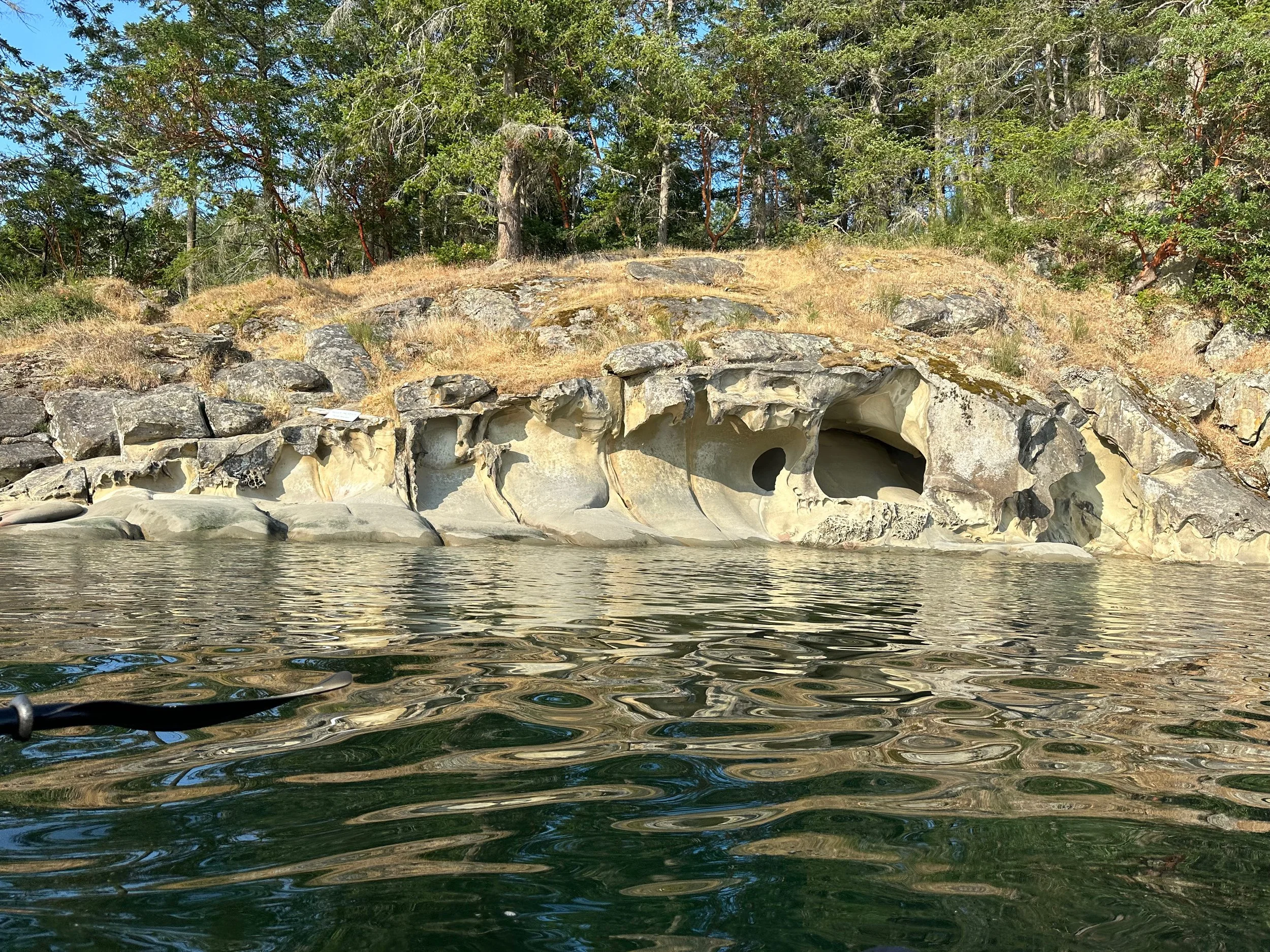  We went by the sand caves outside Retreat Cover. 