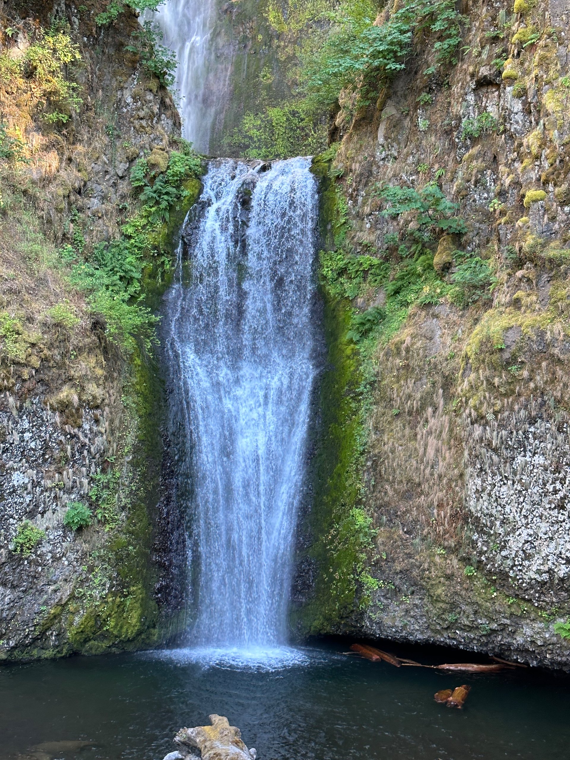  Close up of the lower falls. 