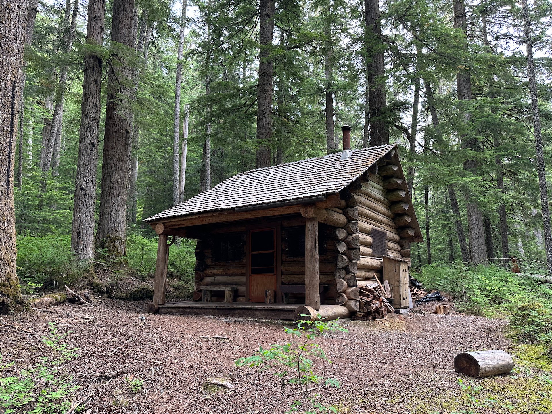  The patrol cabin - beautiful little log cabins.  
