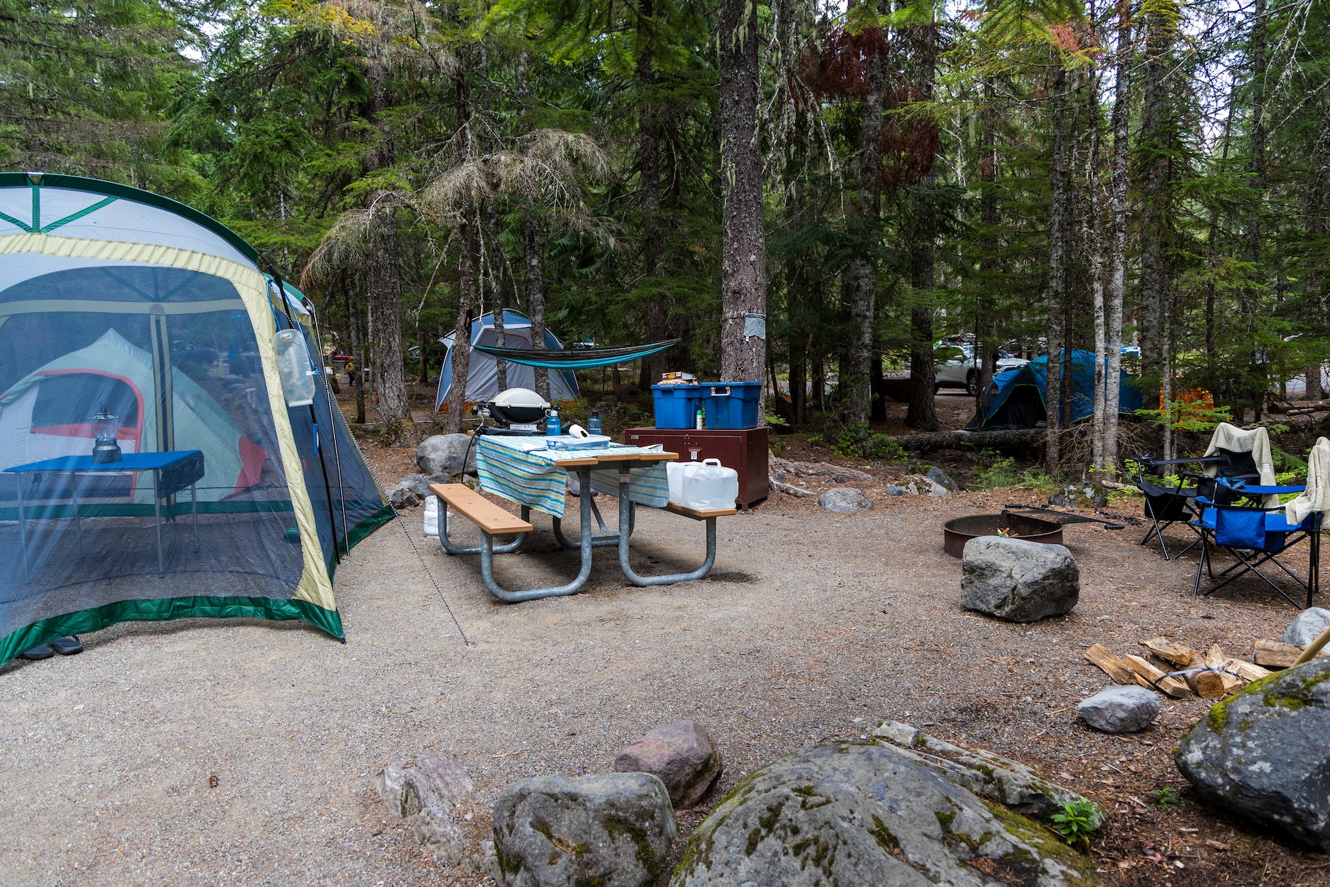  Our campsite! 