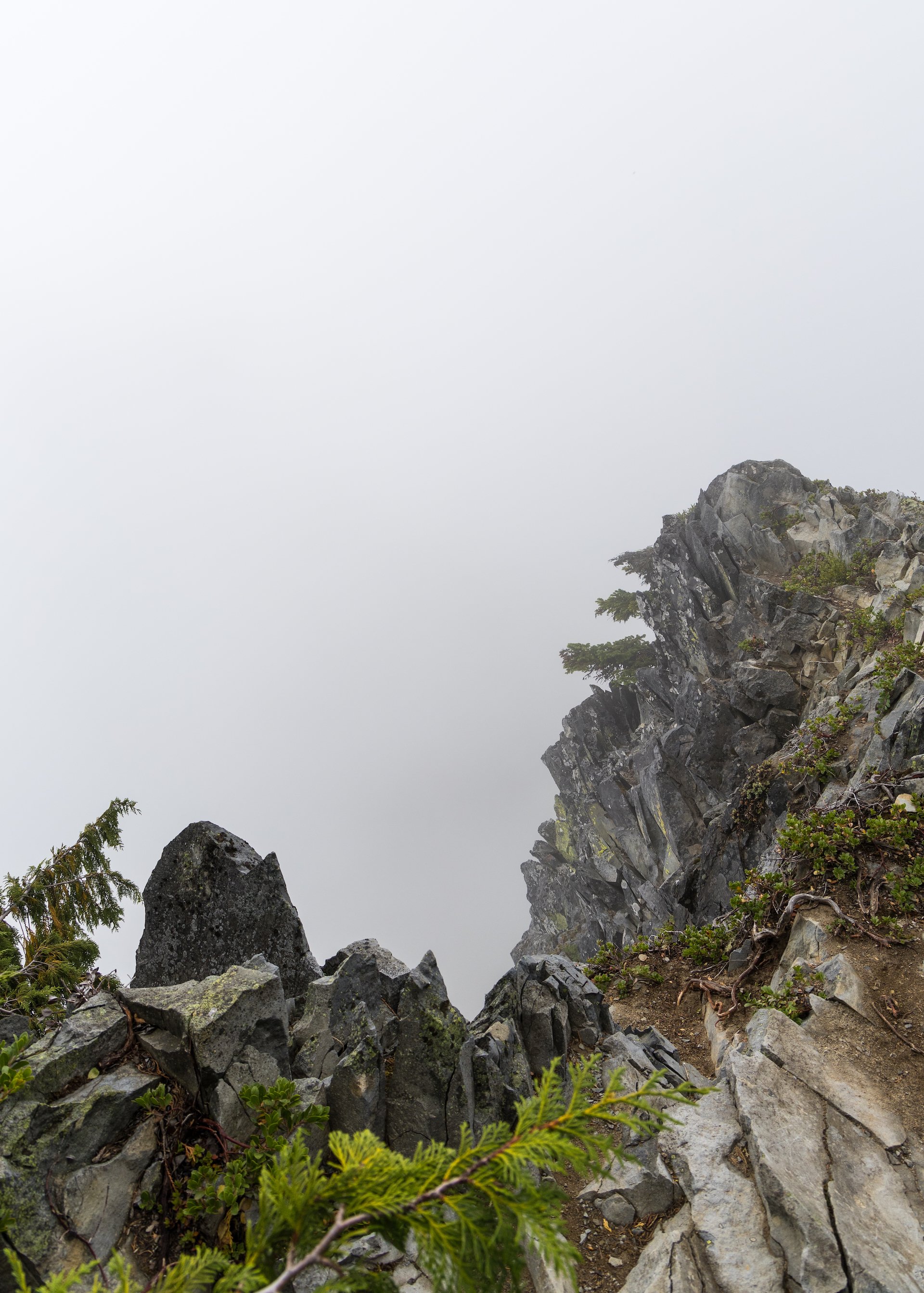  Standing on the edge of the world.  