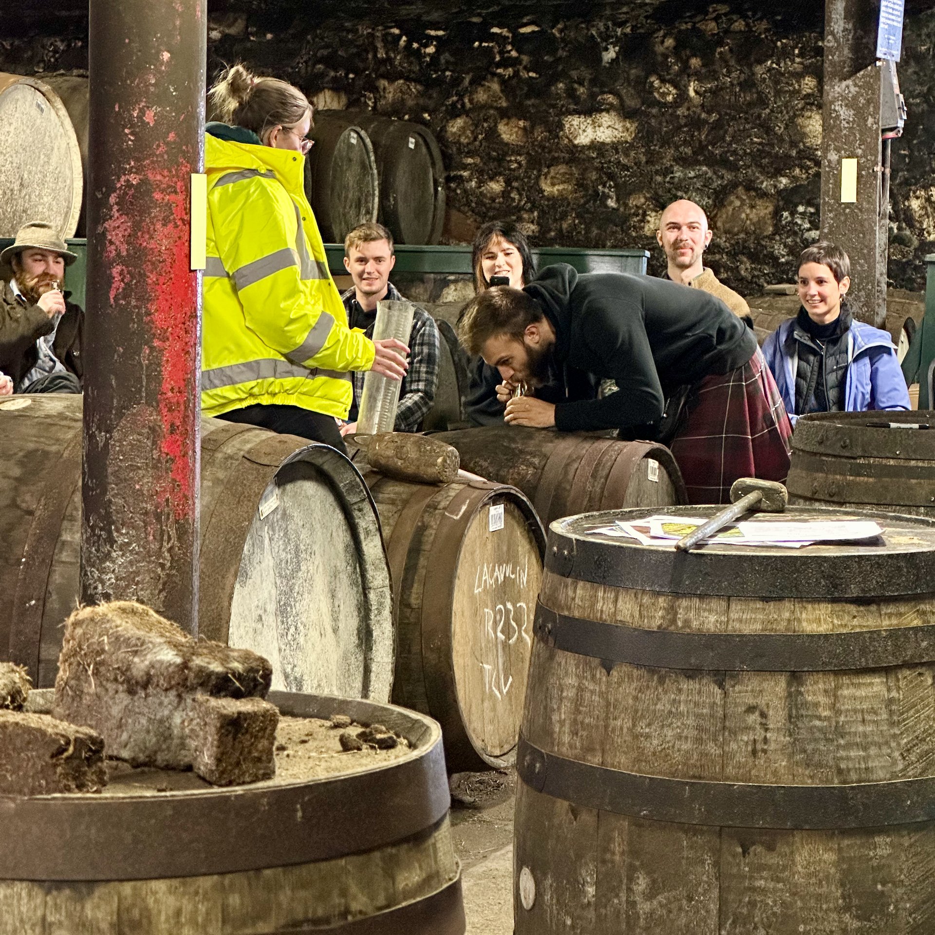  For a number of the tastings, we were getting it pulled straight from the cask! There was audience participation, which was so cool.  