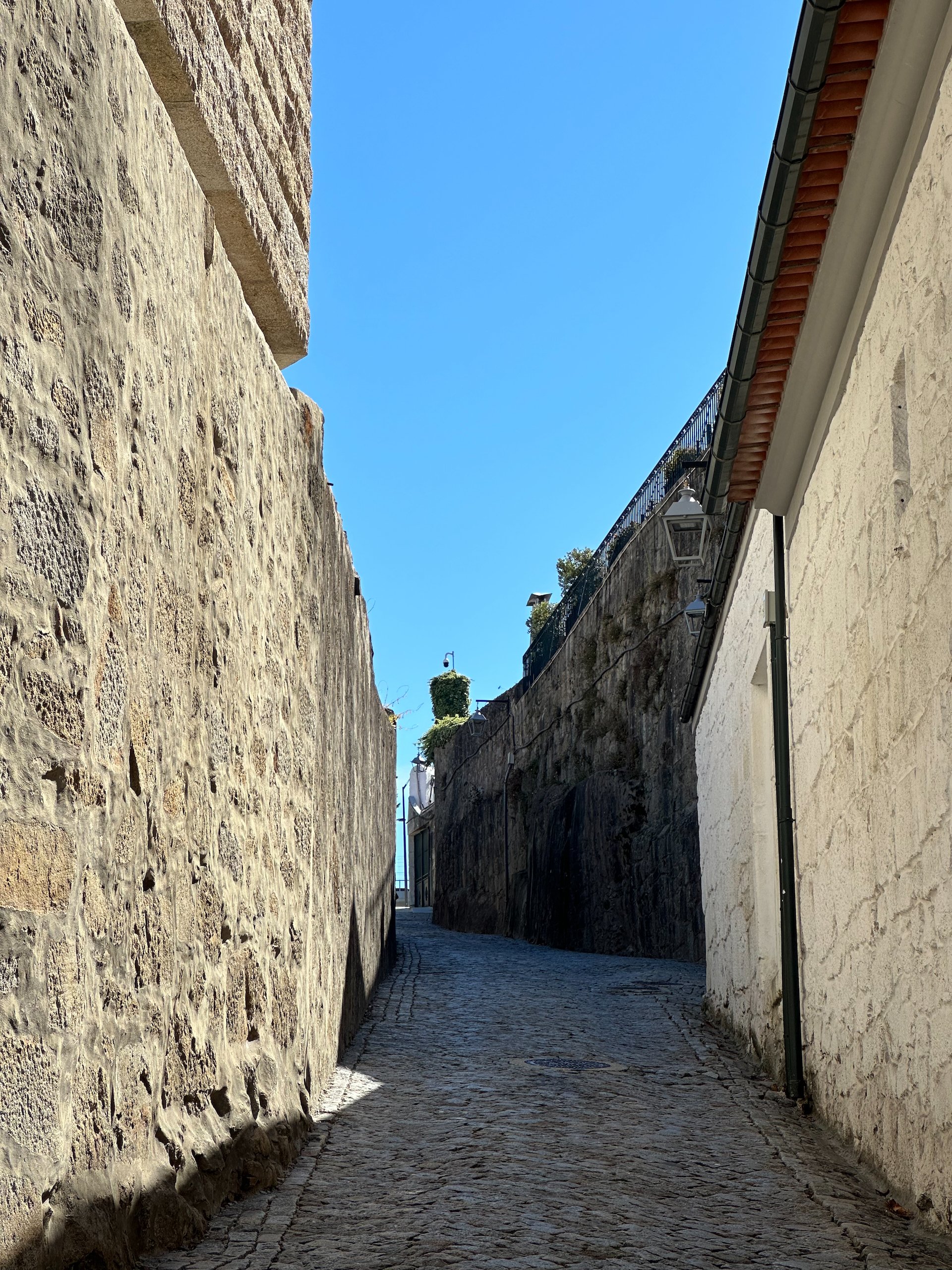  Walking up to the port houses, we were on streets like this, narrow and steep. 