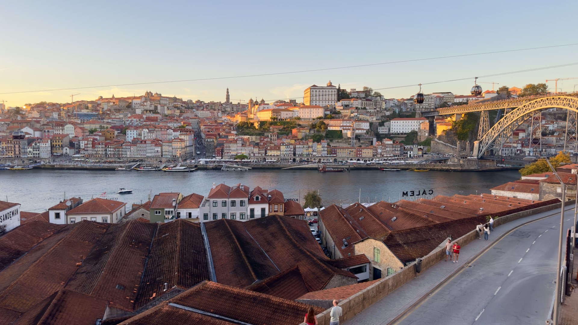  The sun started to set on our last night in Porto.  