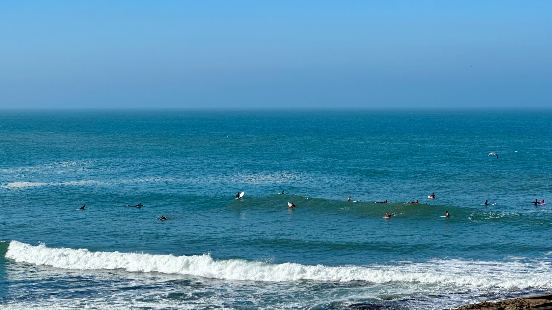  It was easily the most surfers we had seen on the trip. 