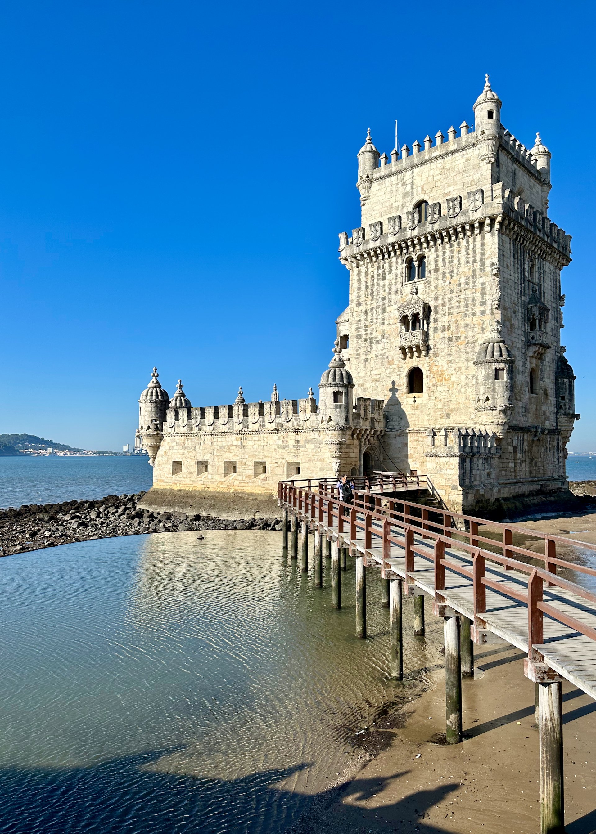  The Tower of Belem is a nice, short site to see in Lisbon. I’ve never been inside as I just can’t be othered dealing with the crowds.  