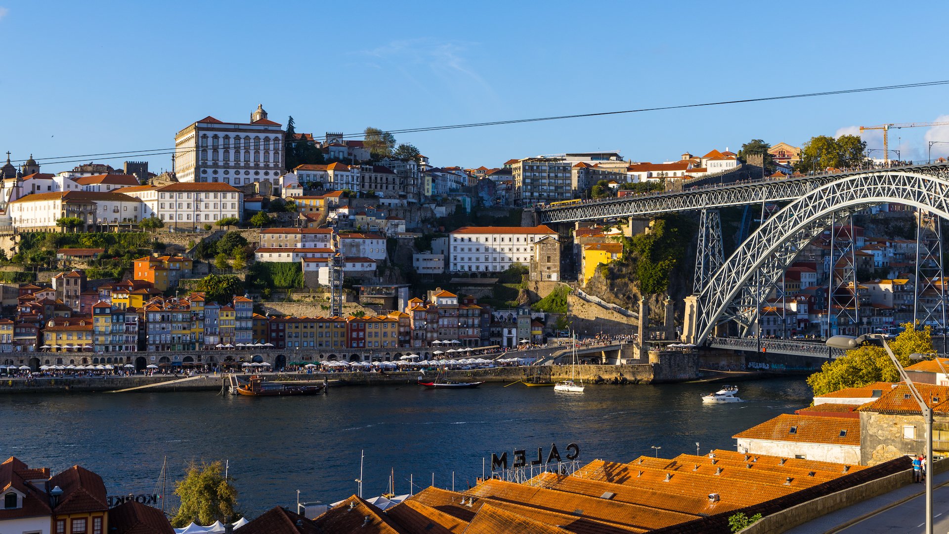  This was the view from the apartment that we had rented. It was on the Gaia side of the city, with an amazing view of the bridge and the Porto side of the river.  