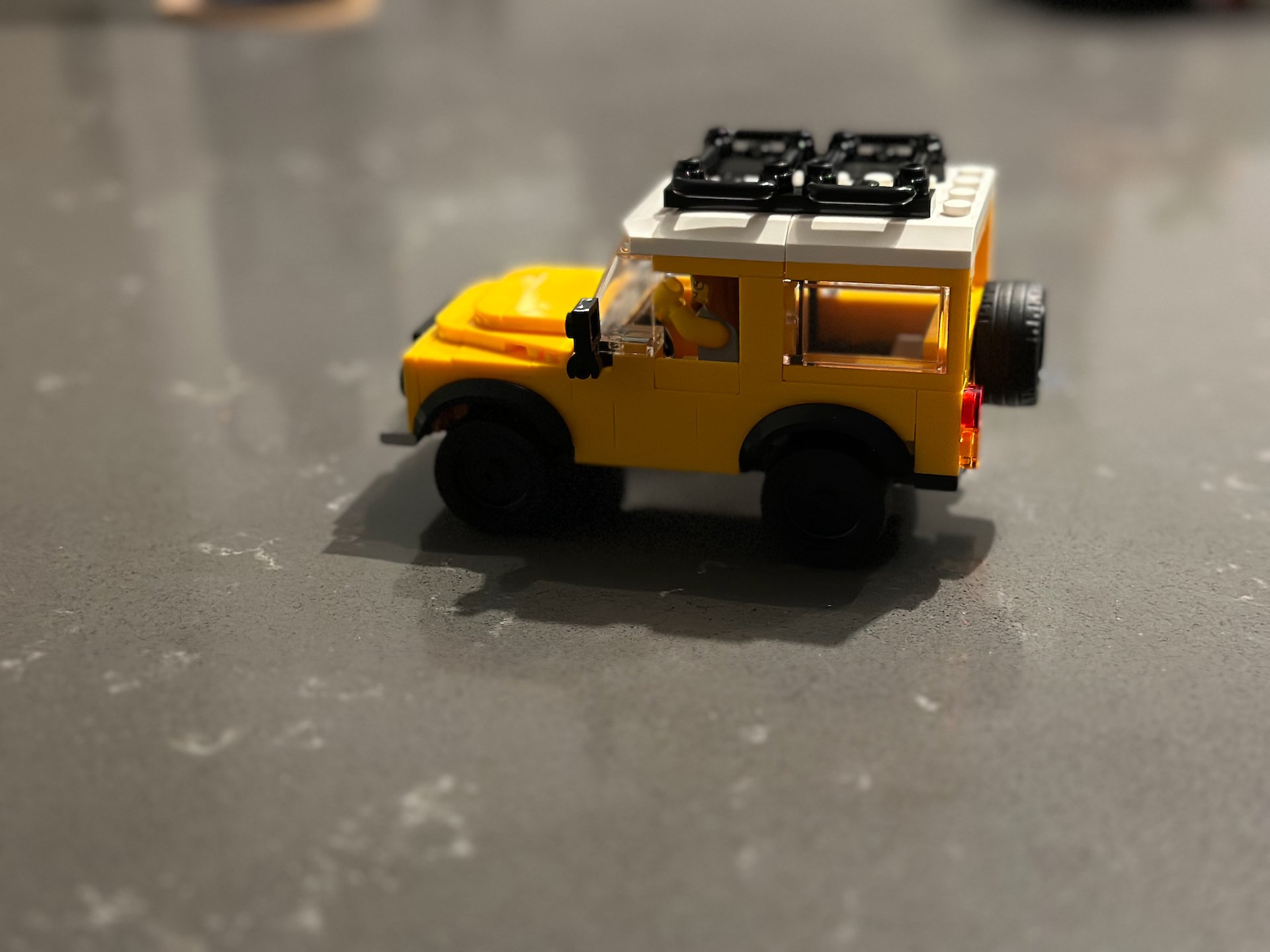  I got this mini Land Rover Defender which I put together… 