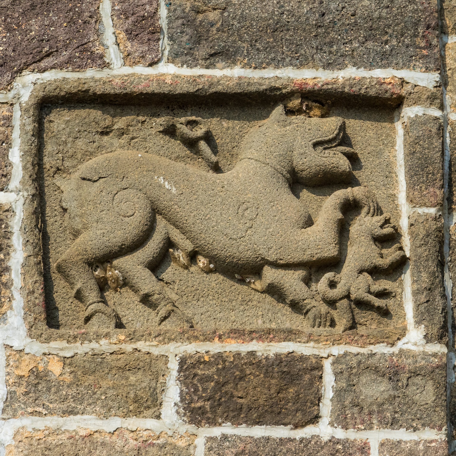  At many of the gates there were carvings like these. 