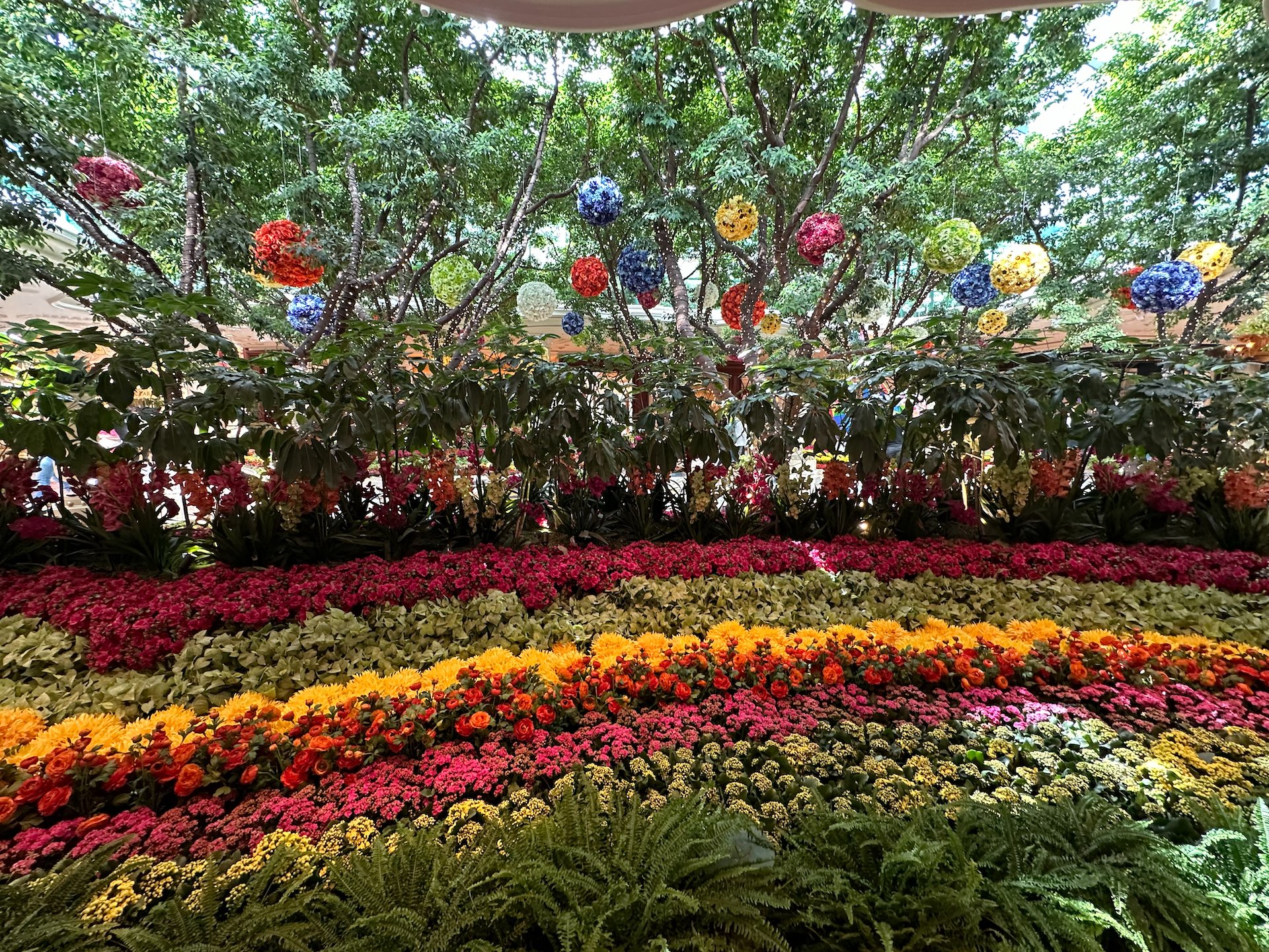  It’s hard to imagine how many flowers go into this type of display. 