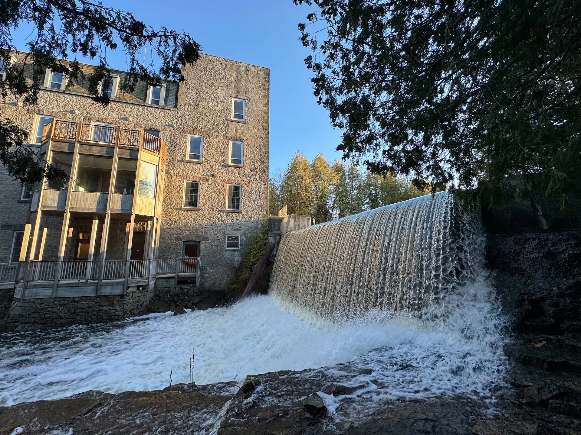  The Millcroft Inn and it’s lovely waterfall. 