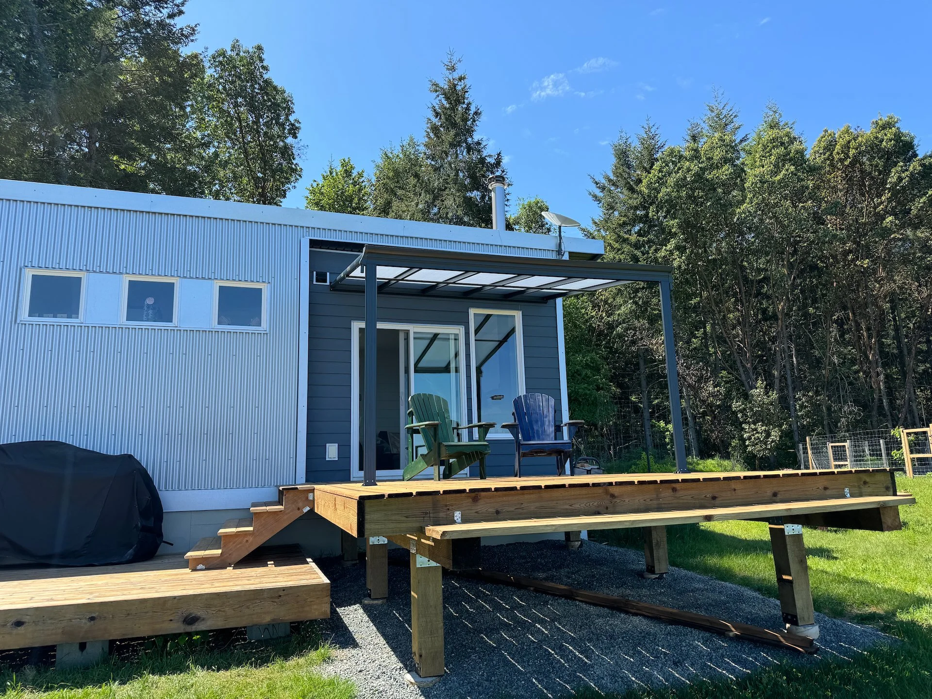  We are going to need some railings, and to figure out how/if we want to cover up the underside, but that's a project for another day.We are pleased with the results! 