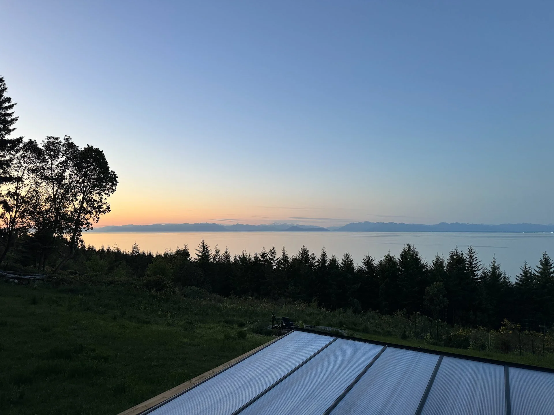  The view from one of our cameras where you can see the roof. I think we'll need to move the camera now.  