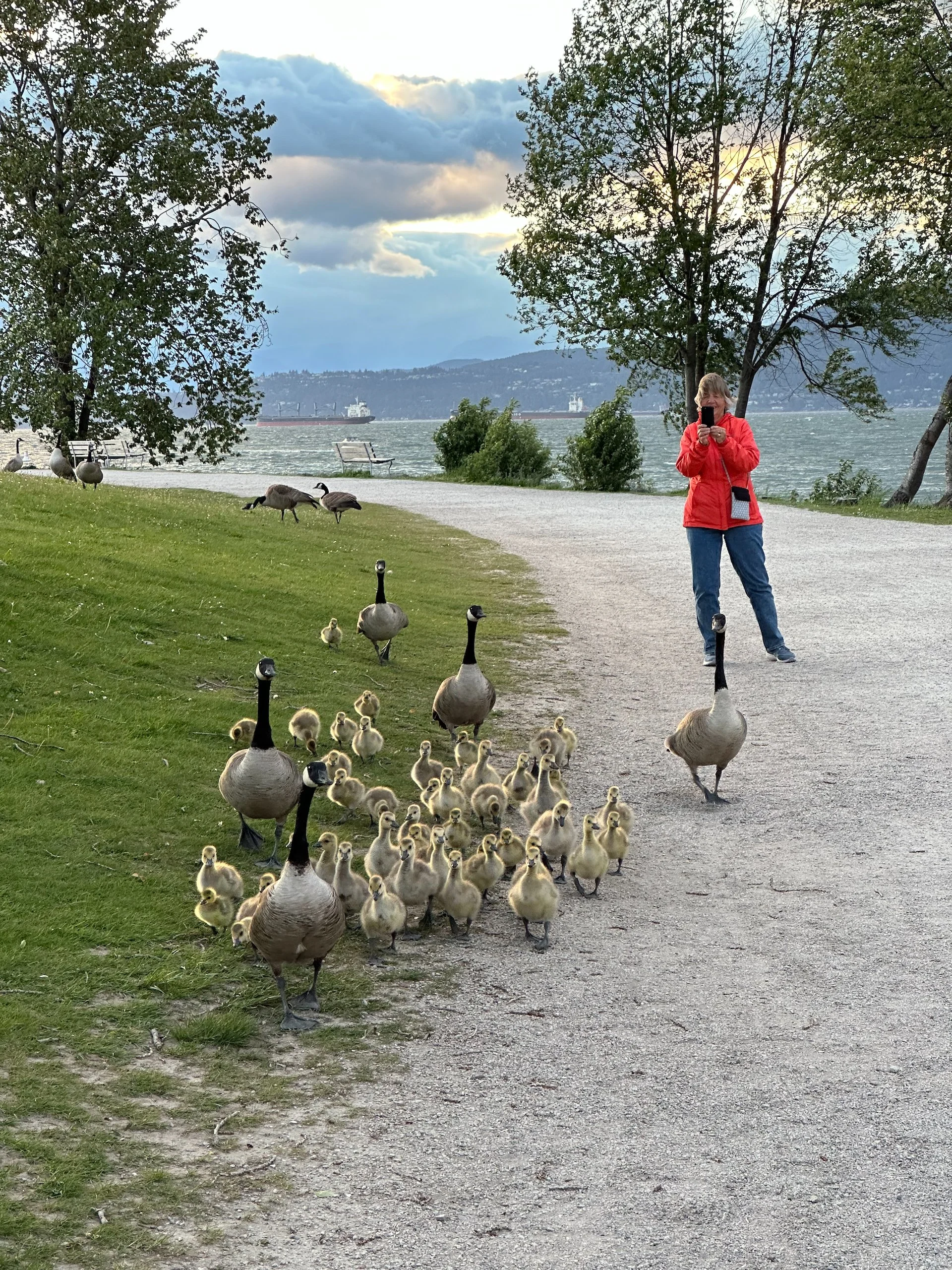  Mom was enjoying the show! 