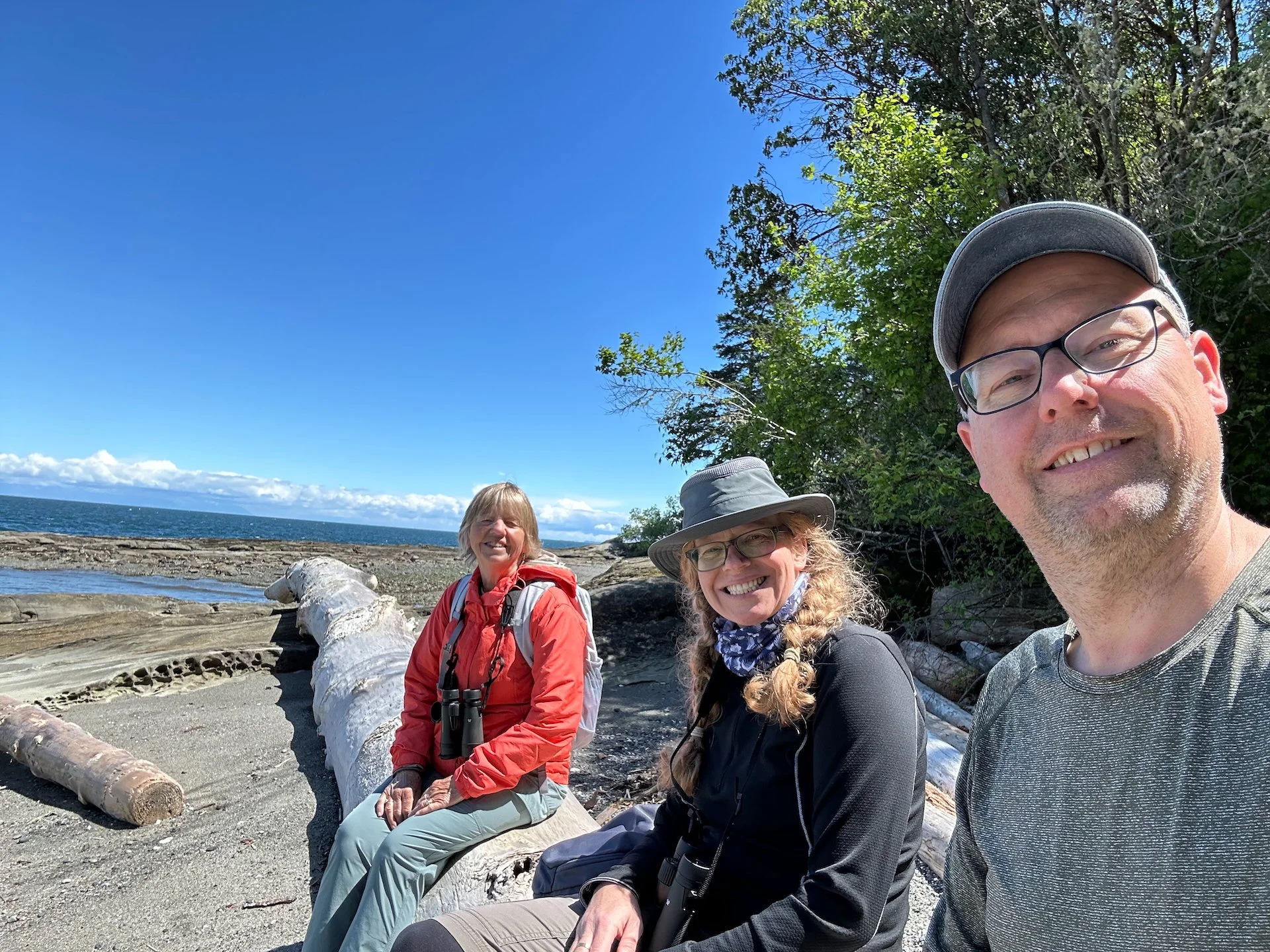  We had a nice walk down to the beach at Cable Bay. 