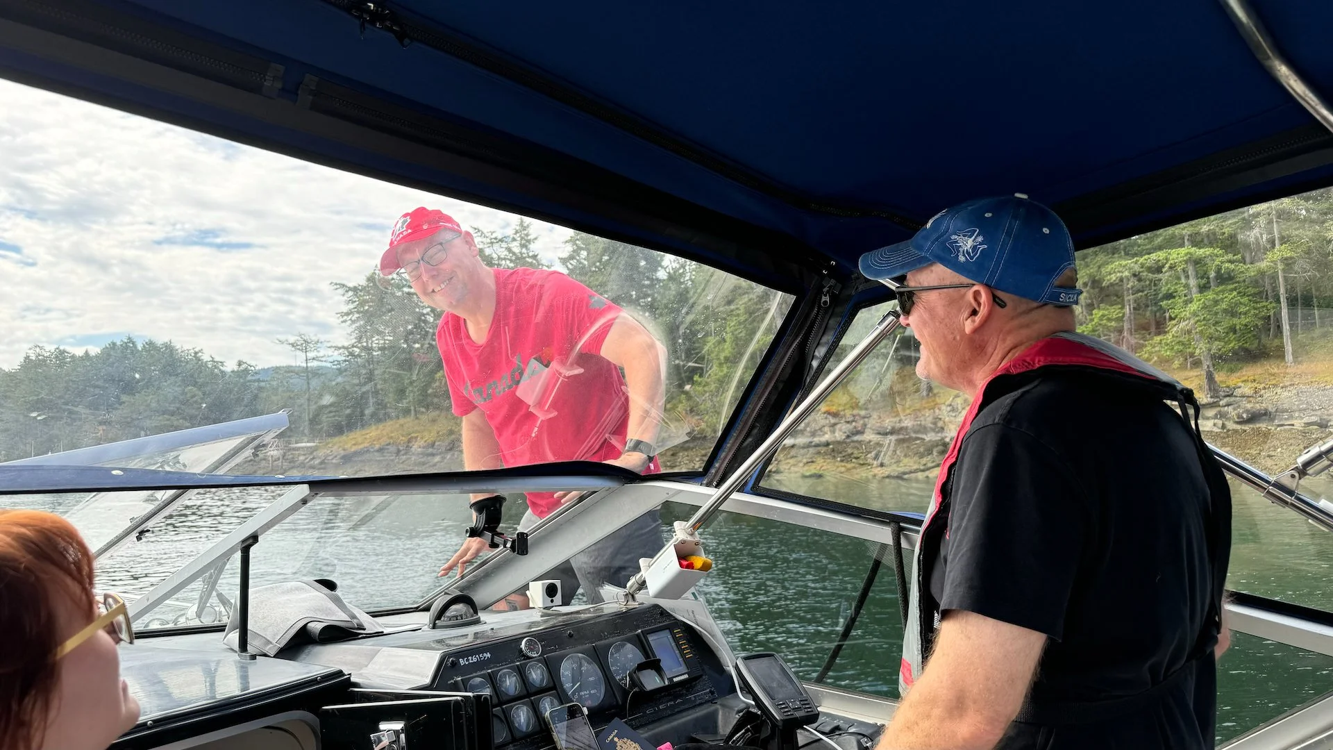  Once we got to Saturna, I was on anchor duty. 