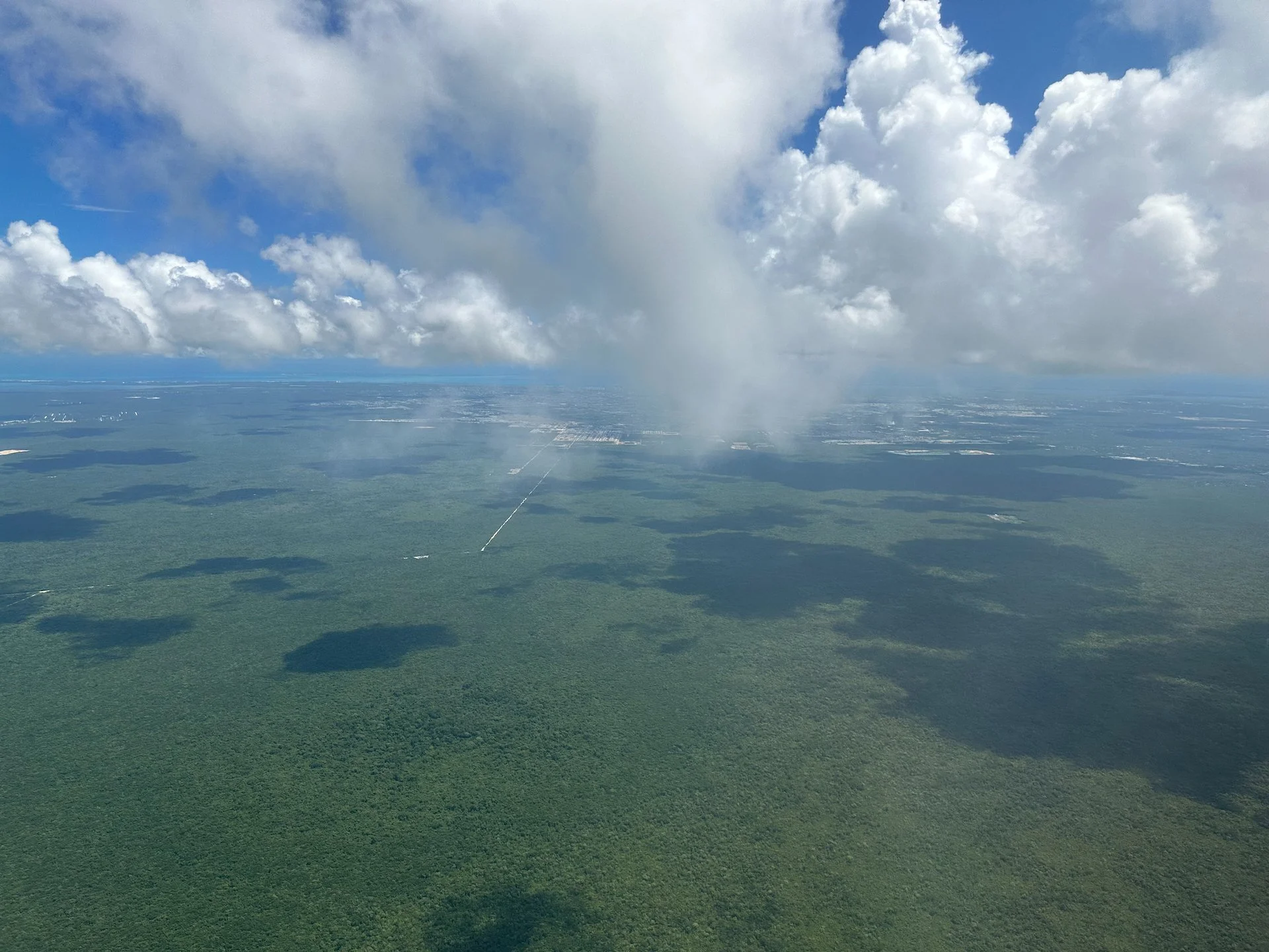  I was surprised how much jungle there was as we flew in. I was expecting it to be more developed.  
