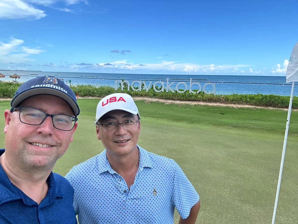  Tony was kind enought o arrange the round and we had a great day, despite not playing very well. 