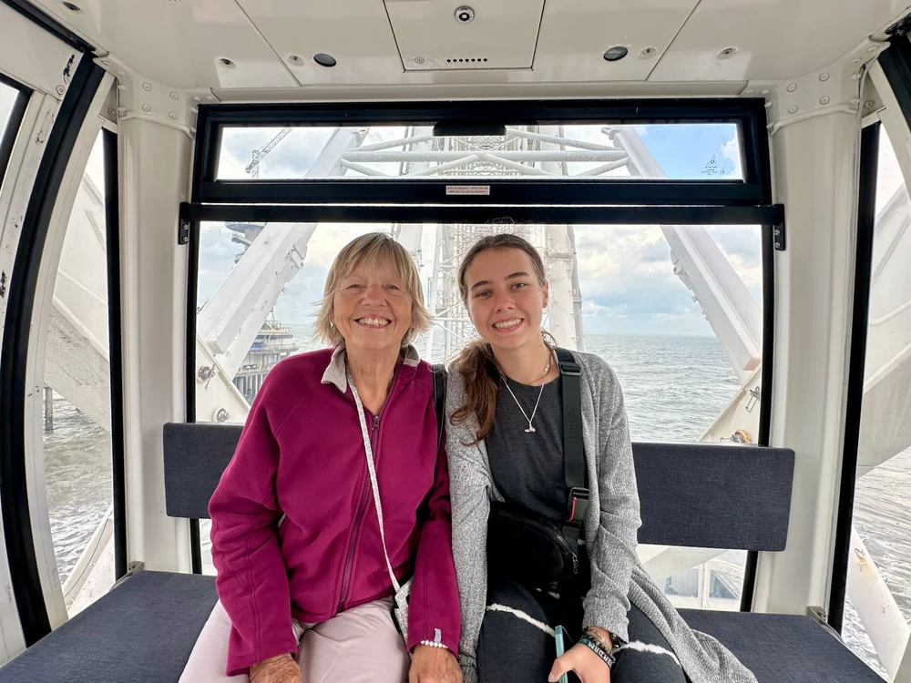  Mom and Mackenzie on the Ferris Wheel. 