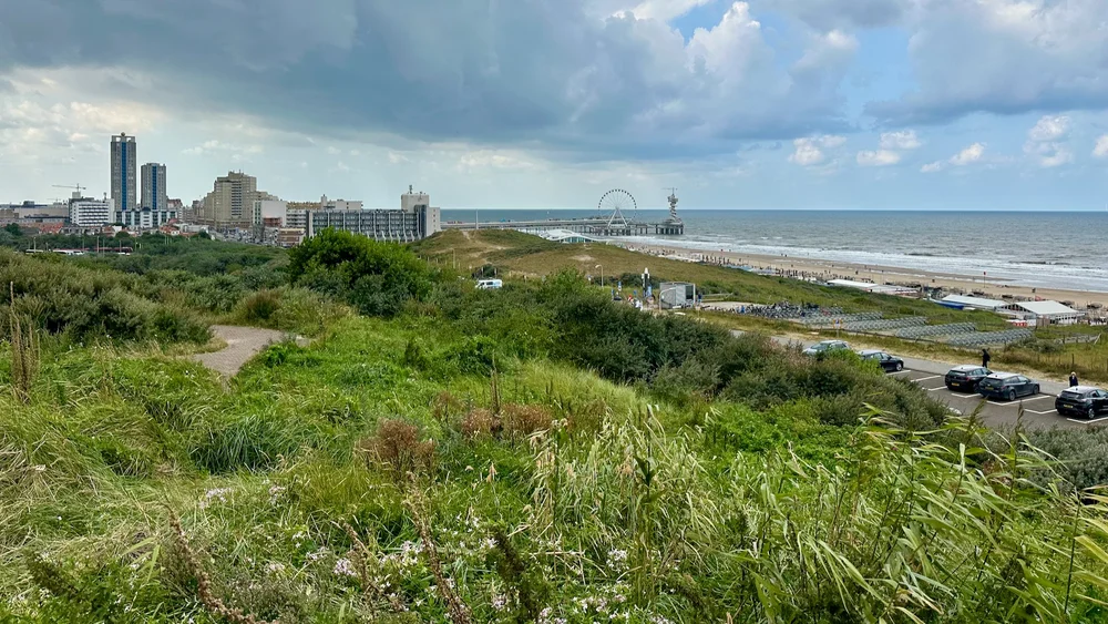  Looking back south and west from the observation point.  