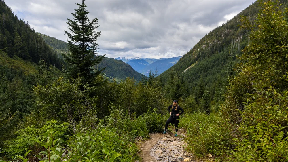  As we climbed, every once in a while we got a nice view back down into the valley.  