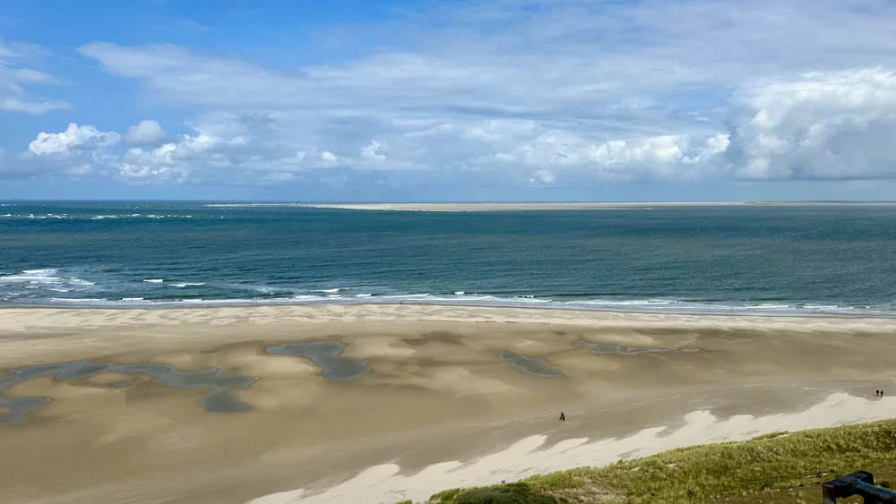 You could see the next island over in the chain across the North Sea. 
