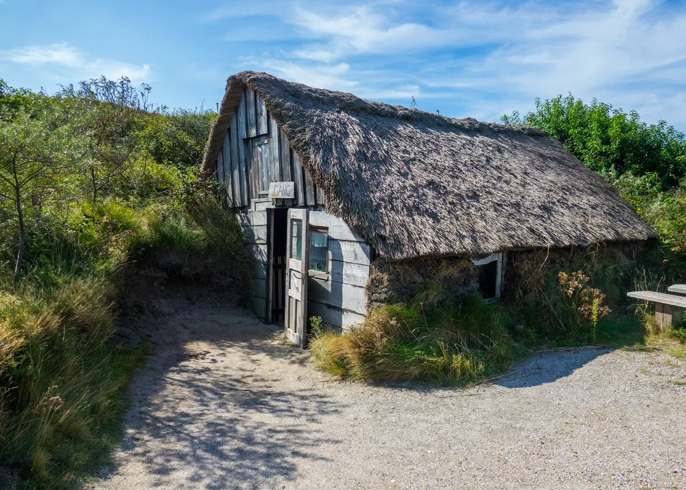  They had preserved an old squatters shack. Apparently these little houses, built from whatever salvage the owners could find on the beach, were once quite common.  