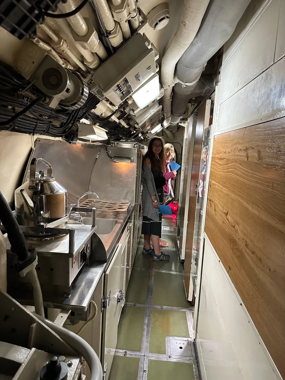  It’s hard to imagine how tight it is inside a submarine! 