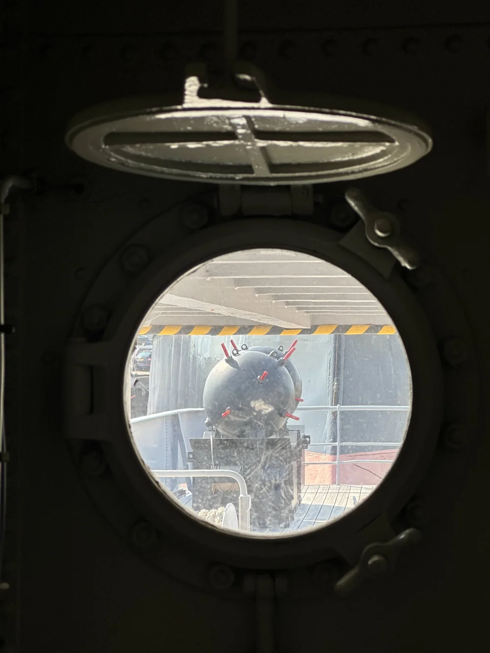  They put some example mines on board the ship, so you could get a sense of them. 