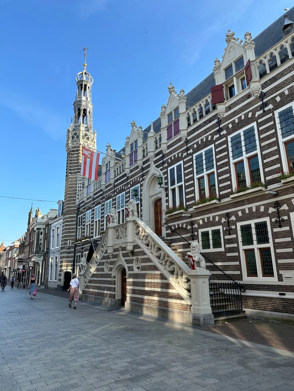  The old town hall, in the centre of the town. 