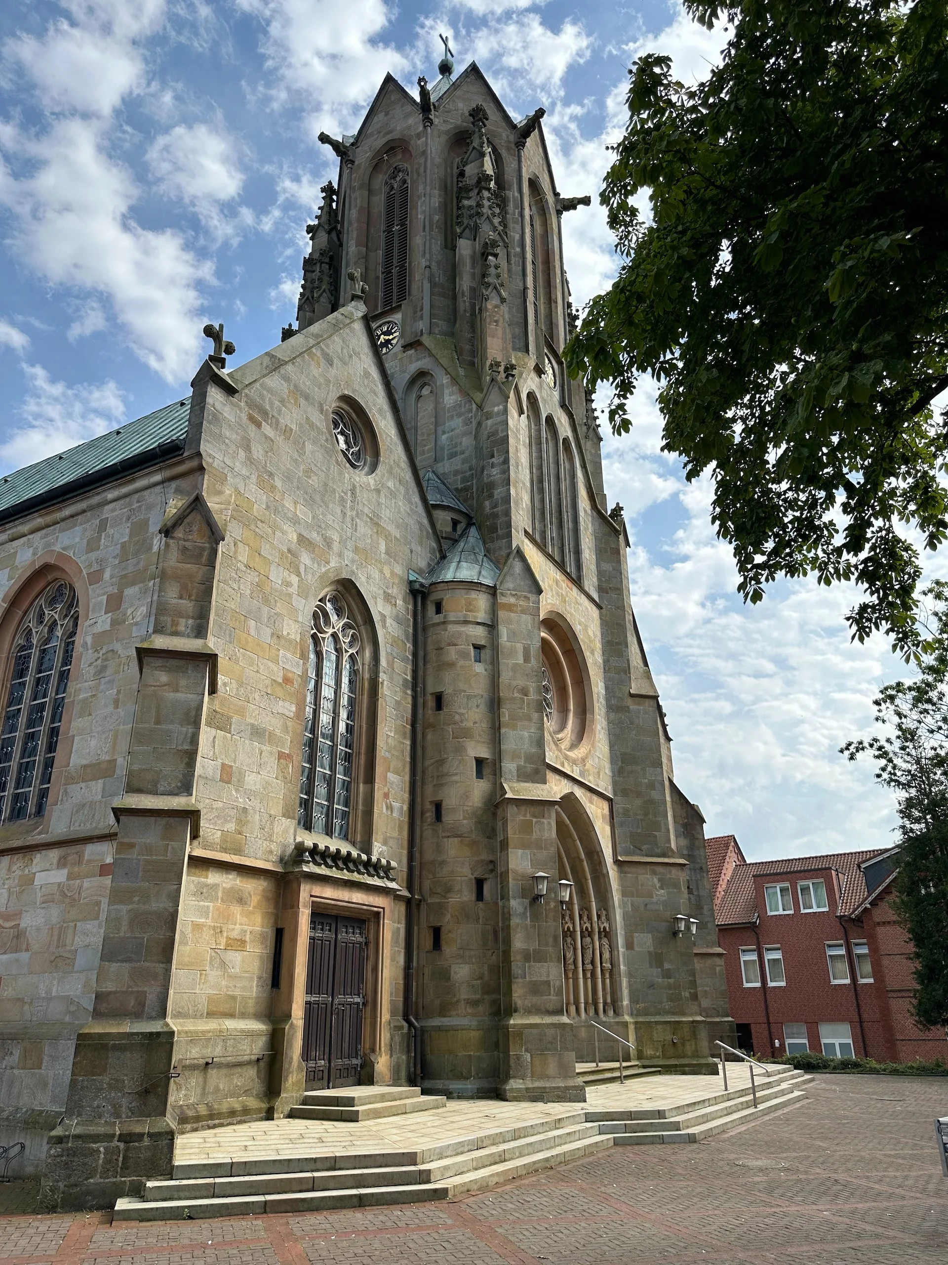  We explored the town a little bit and found this beautiful church. 