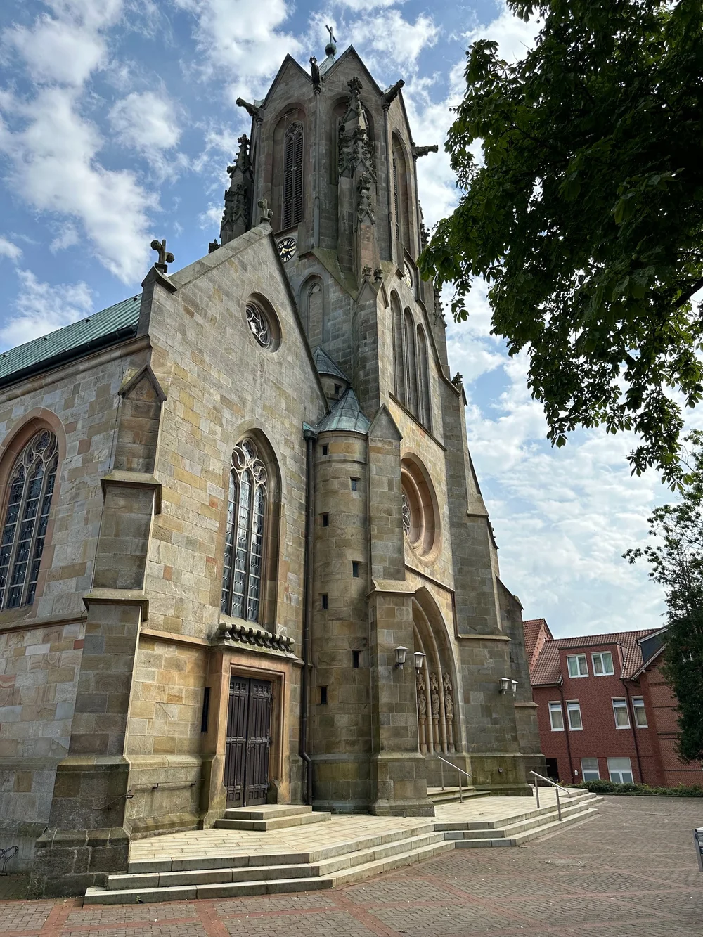  We explored the town a little bit and found this beautiful church. 