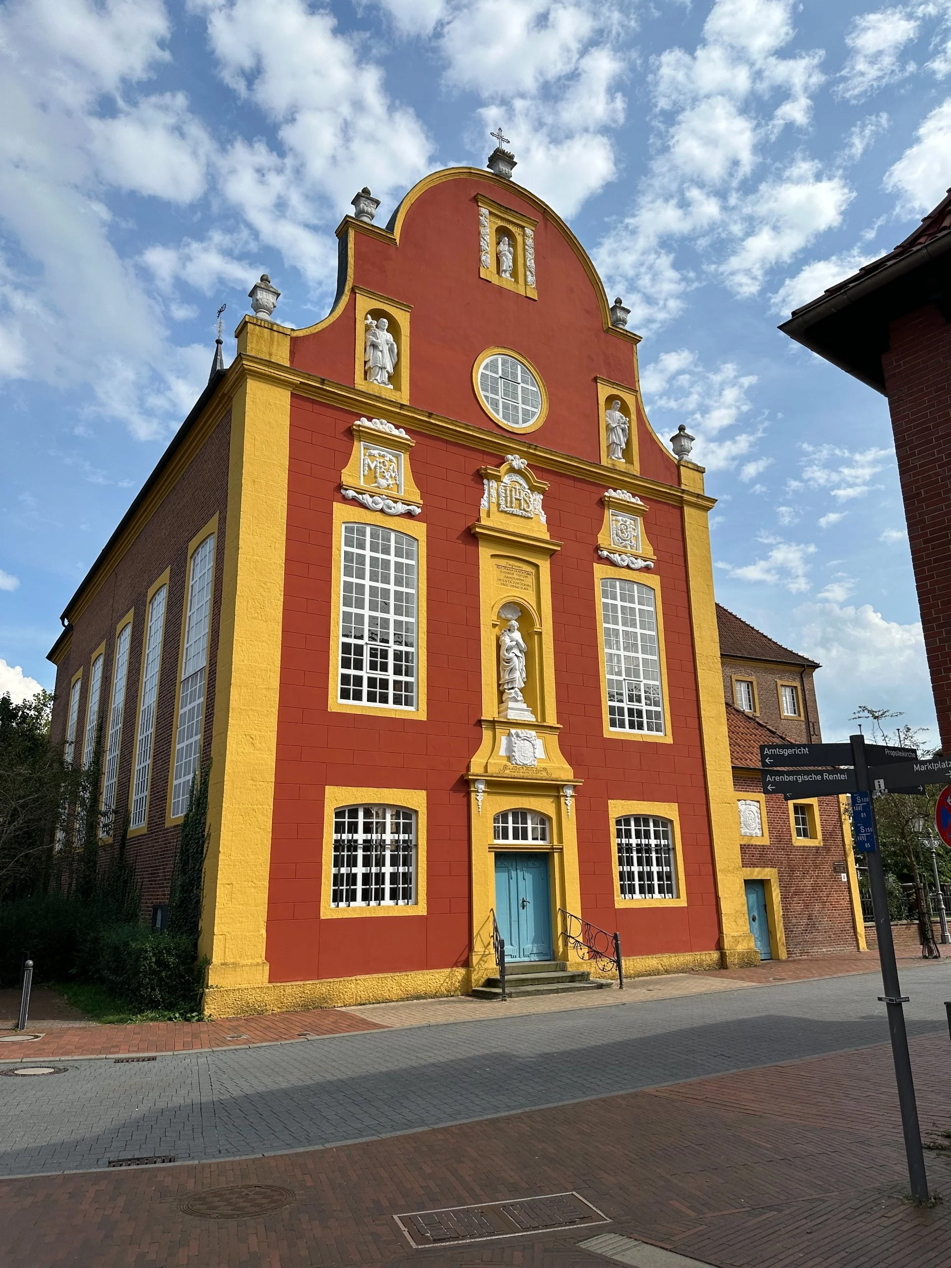  Another interesting, old building in tow. I think this one was a school.  