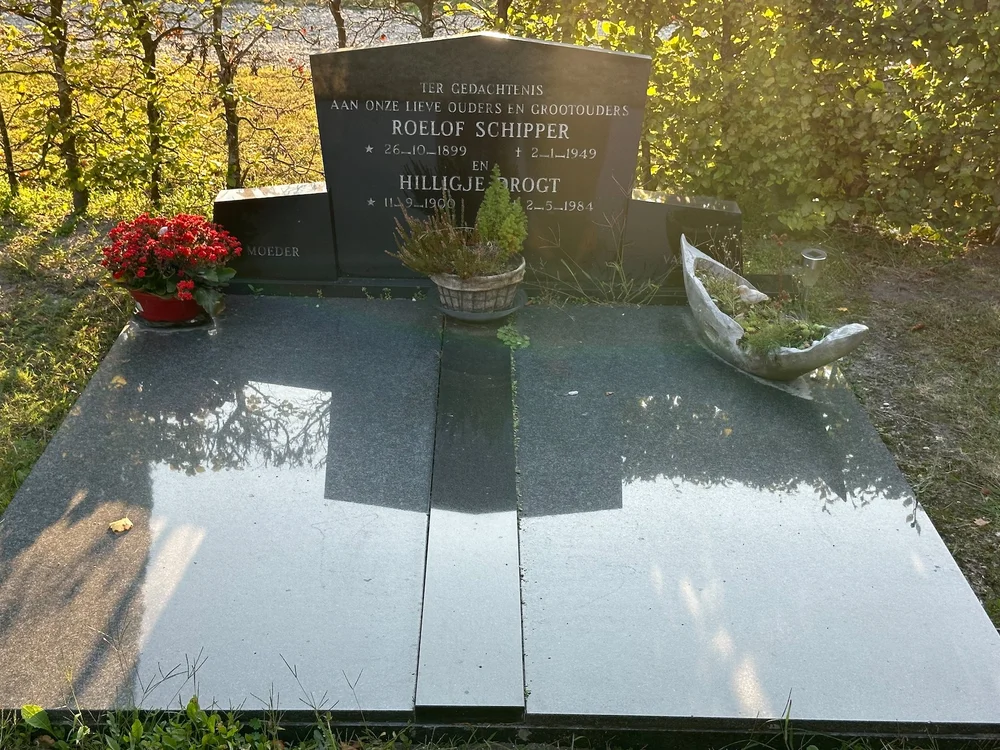  We found Mom’s grandparents on the second visit.  